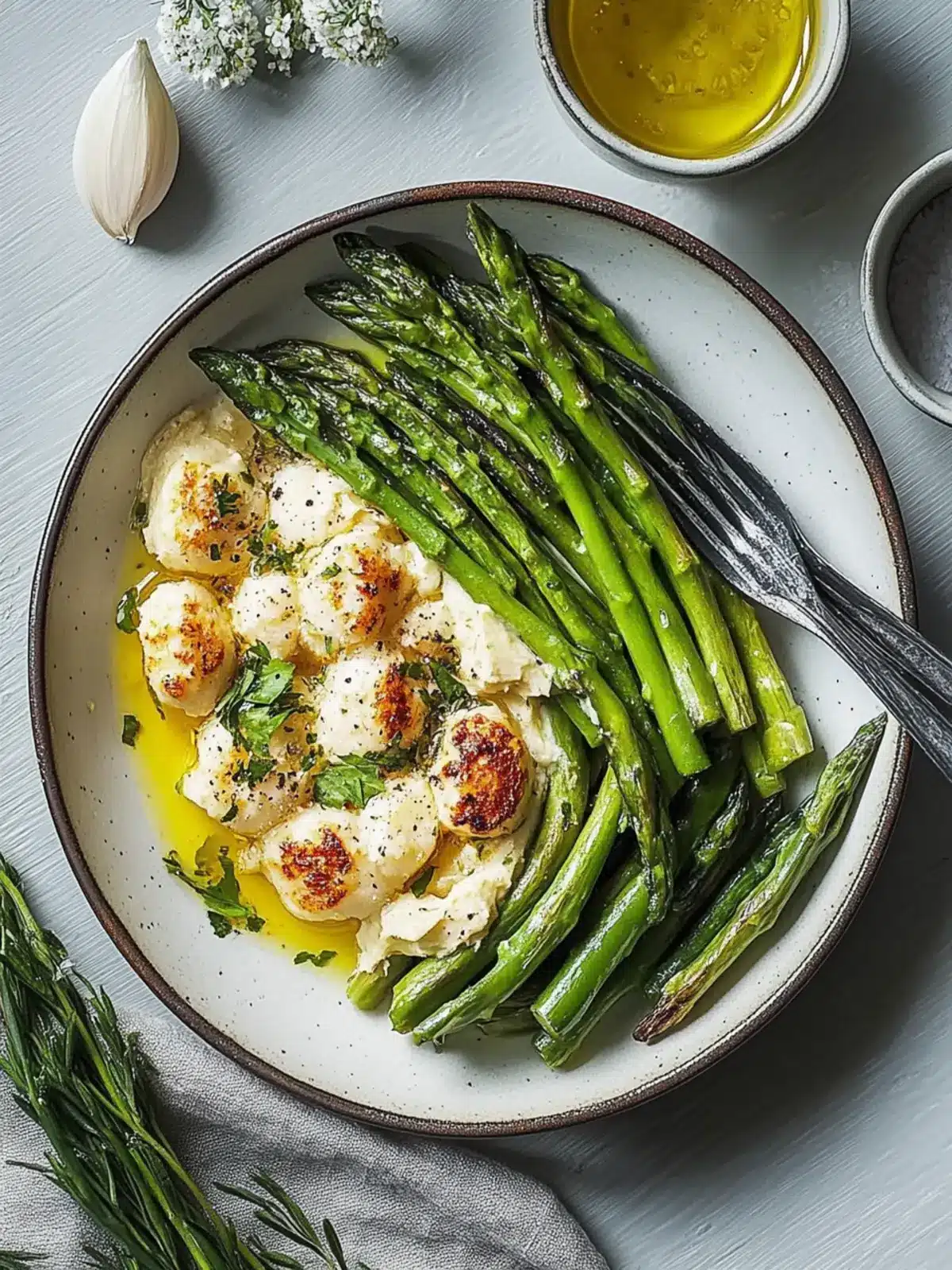 Unwiderstehliche Zitronen-Knoblauch-Butter-Garnelen mit Spargel schnell zubereitet 3 Unwiderstehliche Zitronen-Knoblauch-Butter-Garnelen mit Spargel