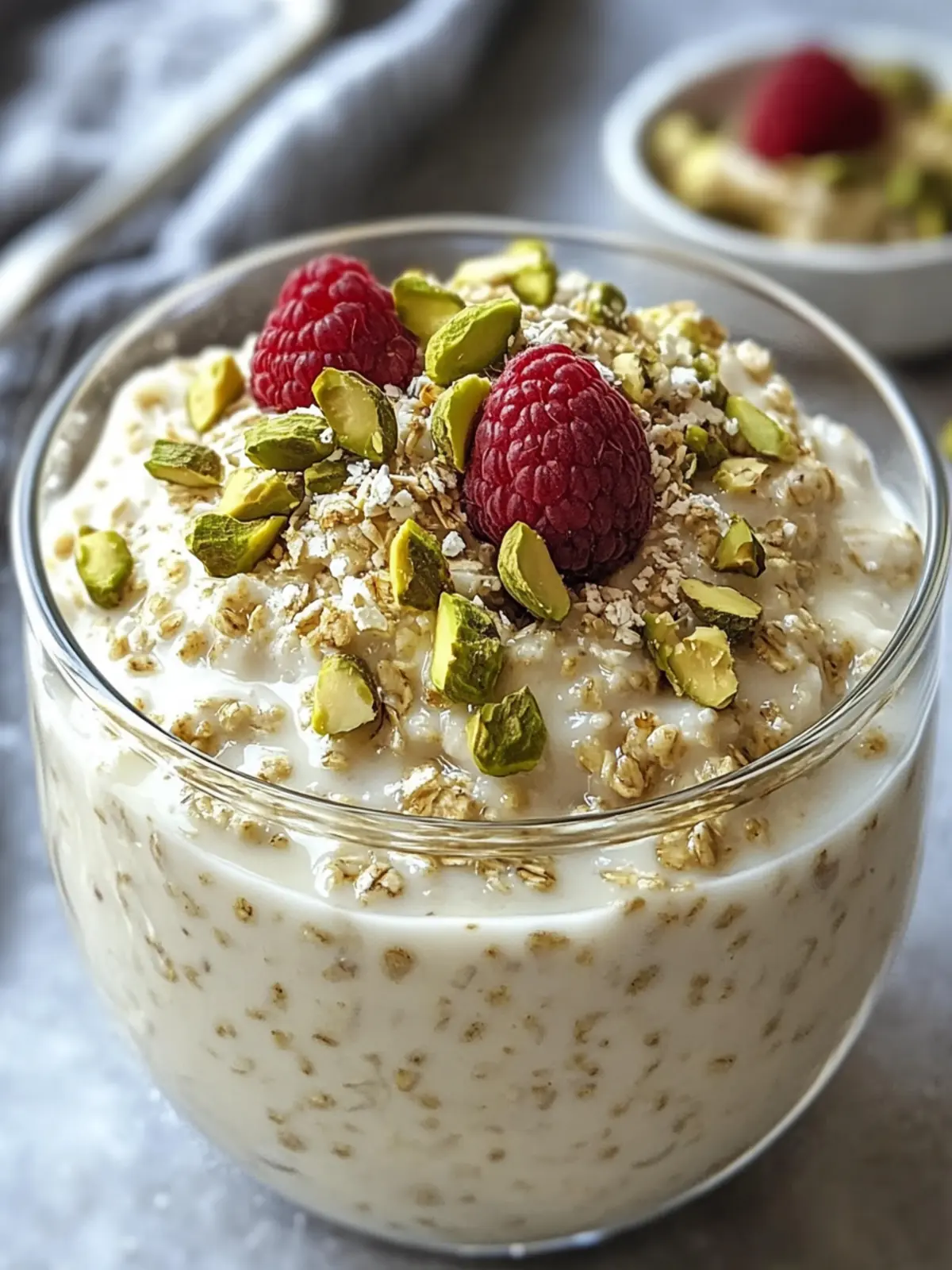 Pistazien Übernacht-Haferflocken für einen cremigen Start in den Tag 3 Pistazien Übernacht-Haferflocken