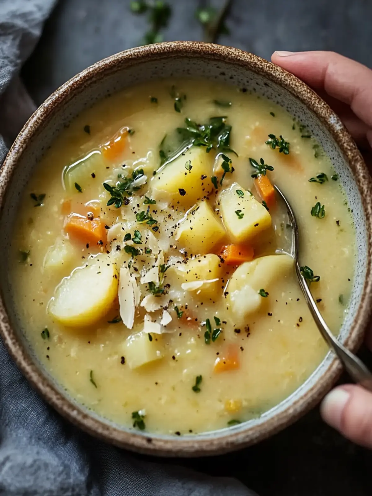 Einfache Hühnersuppe mit Kartoffeln für herzliche Momente 5 Einfache Hühnersuppe mit Kartoffeln