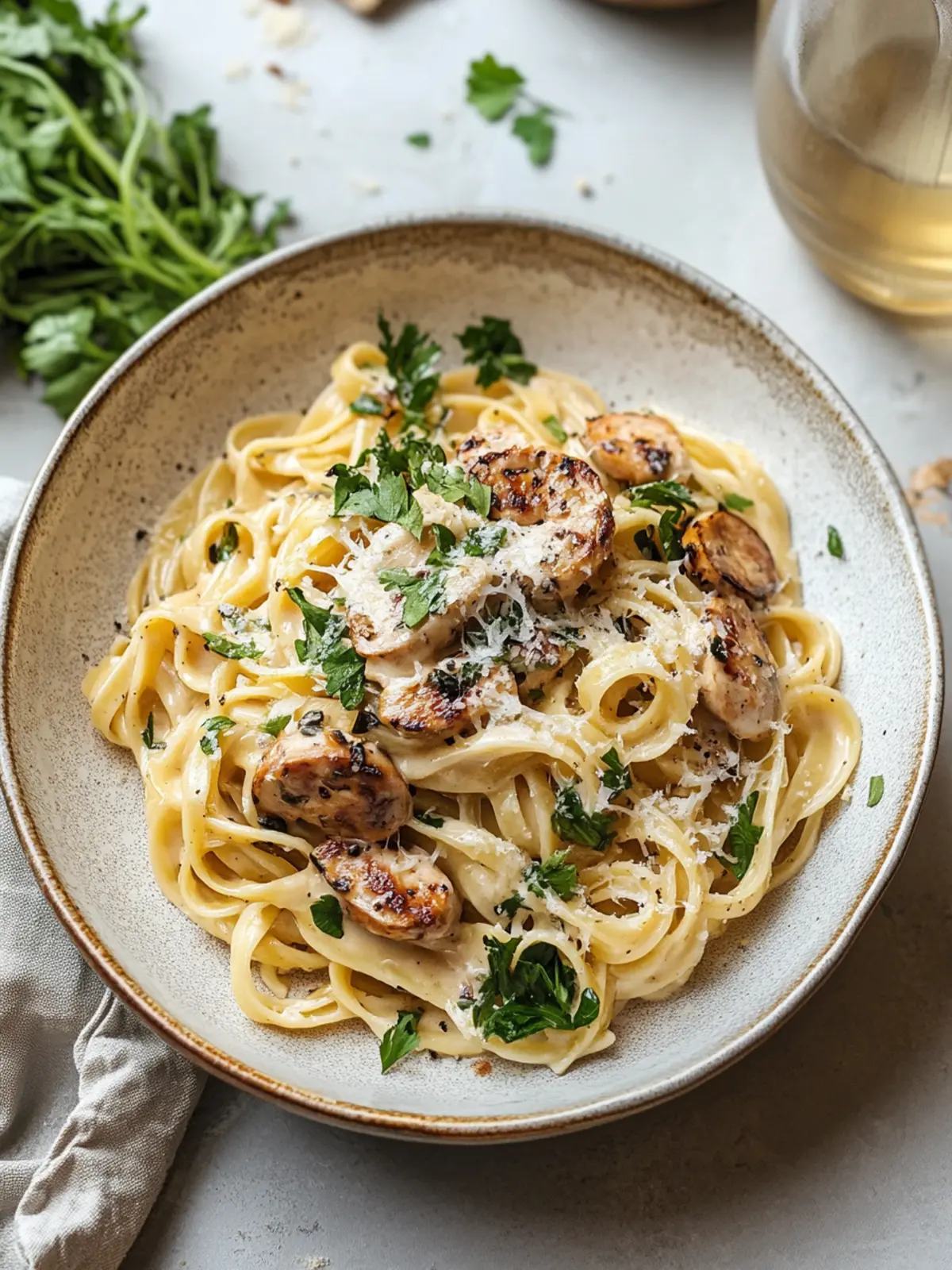 Hühnchen Boscaiola Pasta: Cremiger Genuss für jeden Abend 5 Hühnchen Boscaiola Pasta