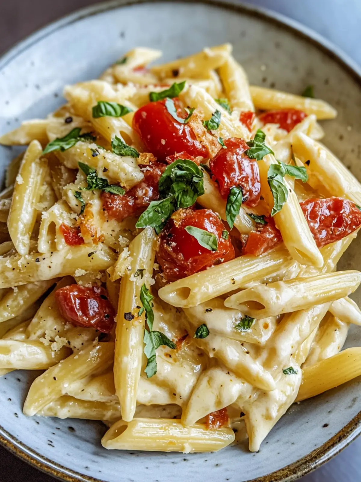 Langsame Kochkäse-Hühnchen-Penne für stressfreie Abende 3 Langsame Kochkäse-Hühnchen-Penne