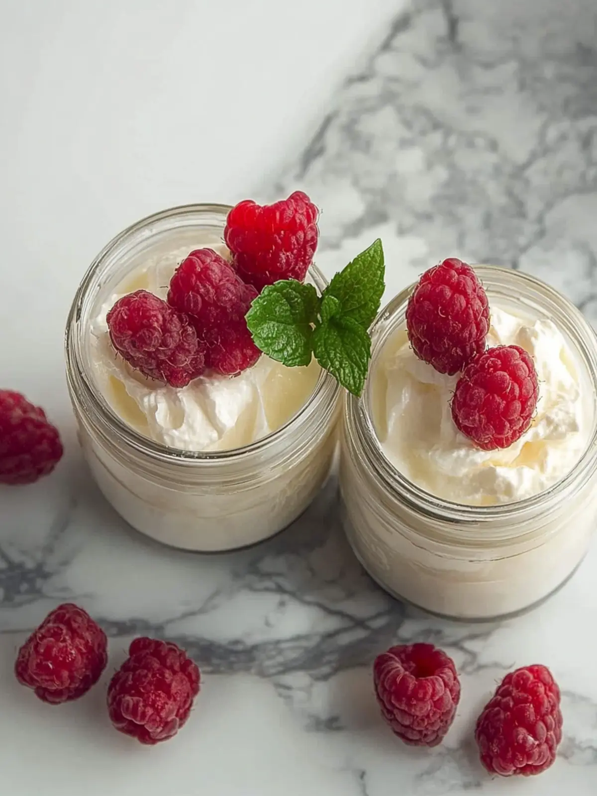 Himbeer-Mascarpone-Creme: Erfrischendes No-Bake Dessert! 2 Himbeer-Mascarpone-Creme