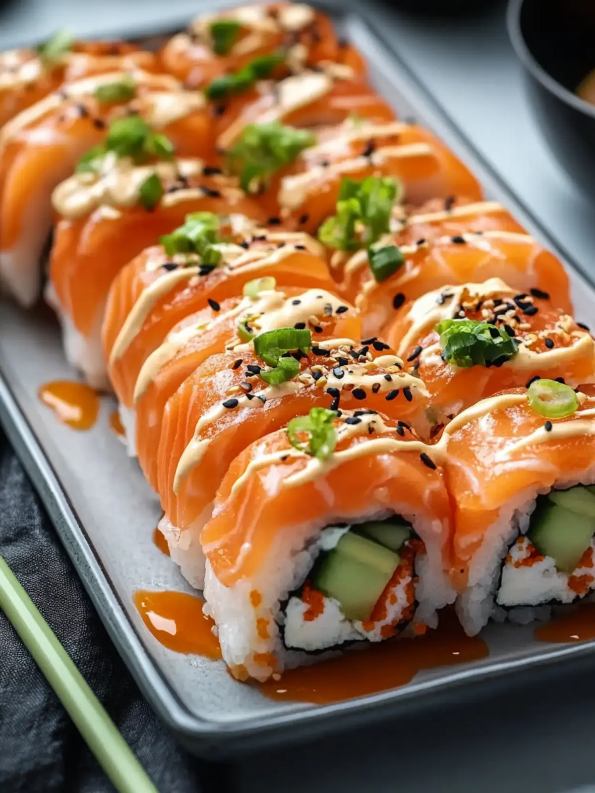 Würziger Lachs Sushi Auflauf: Einfach, lecker und kreativ! 5 Würziger Lachs Sushi Auflauf