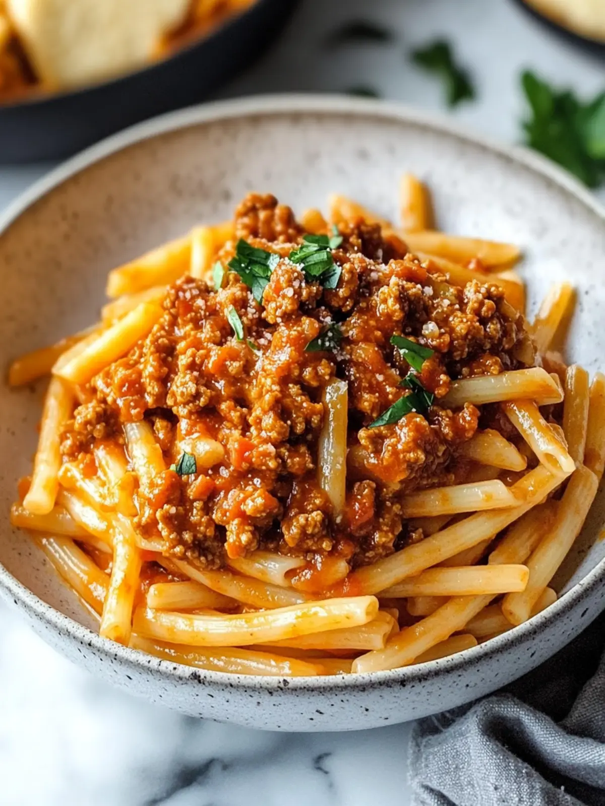 Klassische italienische Pasta Bolognese in 30 Minuten – So geht's! 3 Klassische italienische Pasta Bolognese richtig zubereitet in 30 Minuten