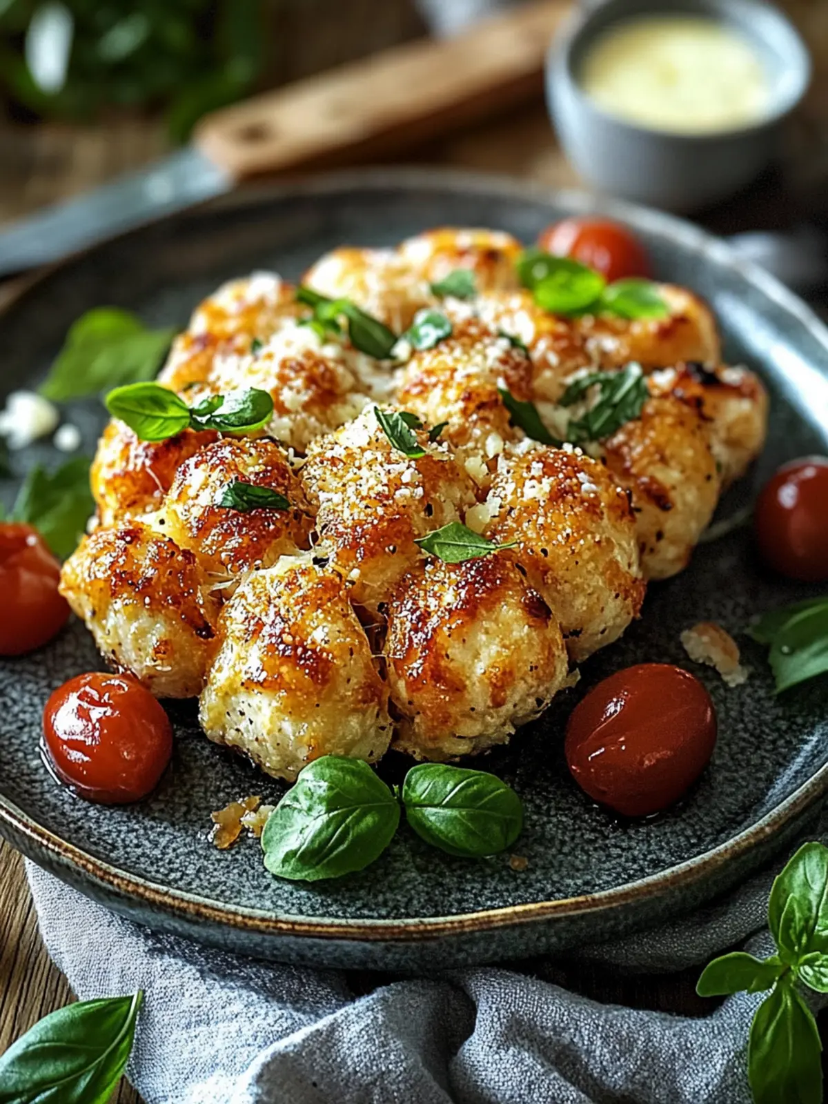 Knoblauch Parmesan Hähnchen Hackbraten Einfaches für jede Gelegenheit 2 Knoblauch Parmesan Hähnchen Hackbraten Einfaches