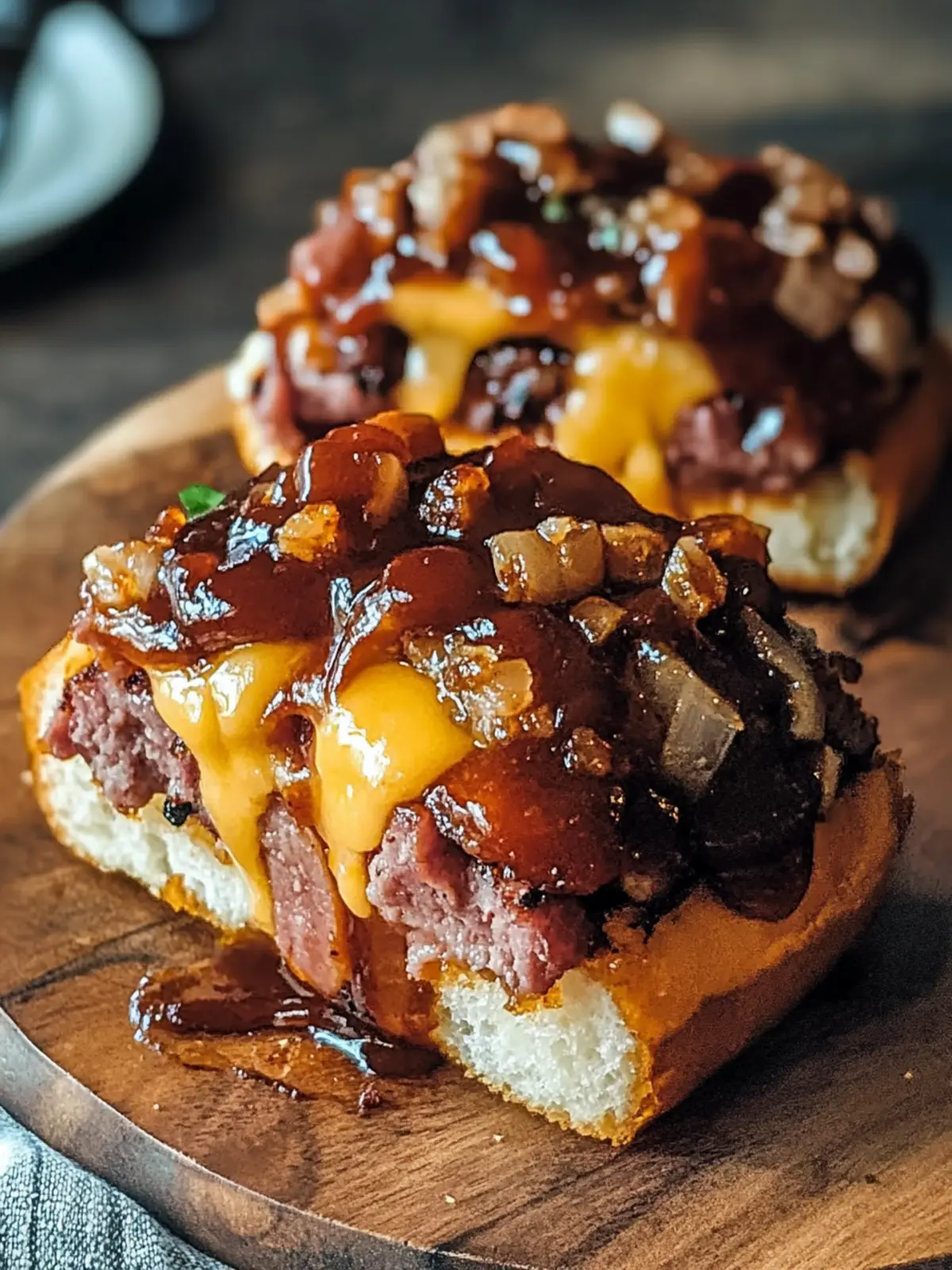 Mini BBQ Bacon Cheddar Hackbraten für die ganze Familie 5 Mini BBQ Bacon Cheddar Hackbraten