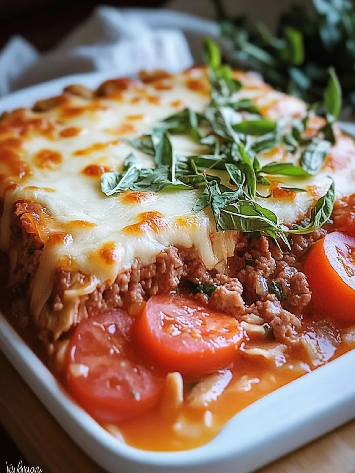 Einfache italienische Hackbraten mit Käse-Marinara-Topping 5 Einfache italienische Hackbraten