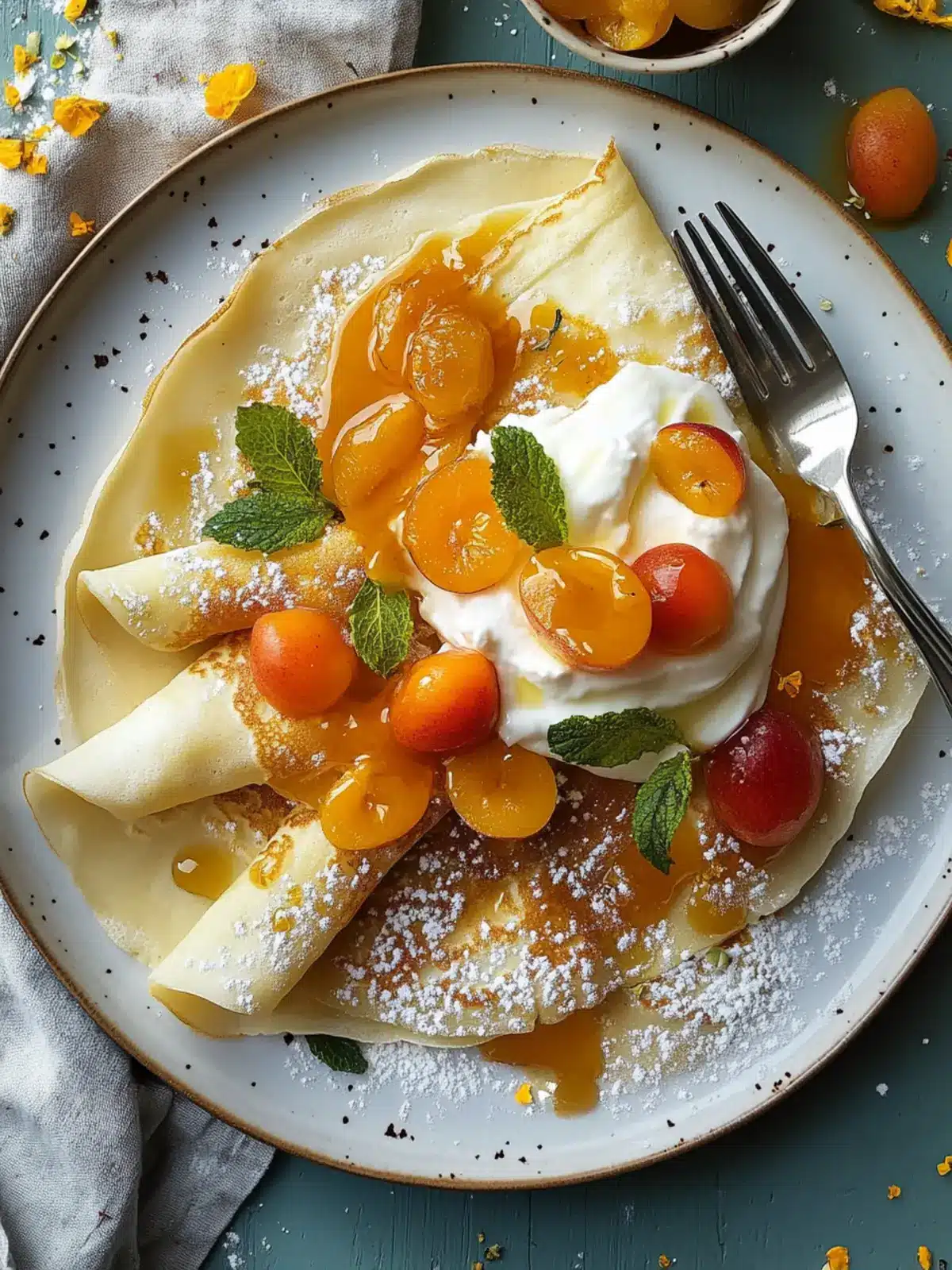 Schlagsahne Mascarpone und Aprikosen Crêpes für dein Brunch-Glück 5 Schlagsahne Mascarpone und Aprikosen Crêpes