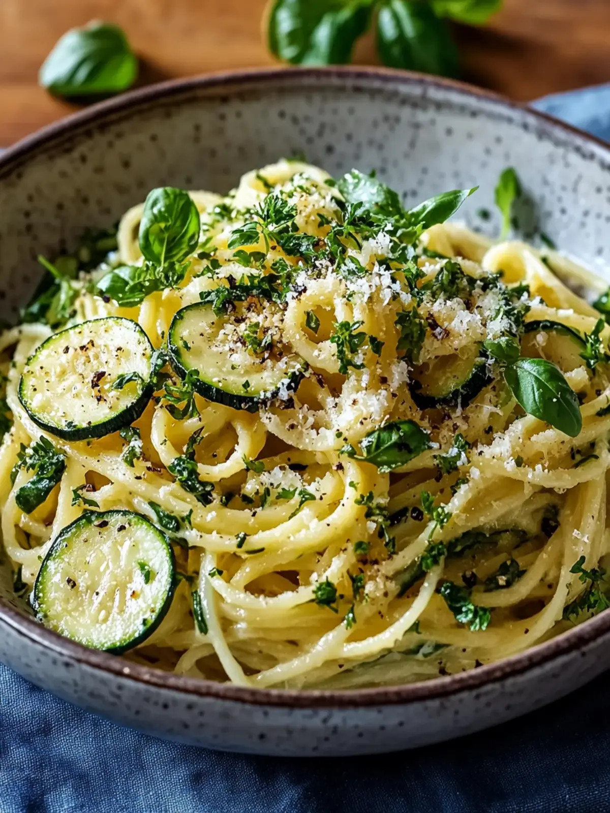 Leckere Pasta mit Zucchini für den perfekten Sommerabend 4 Pasta mit Zucchini