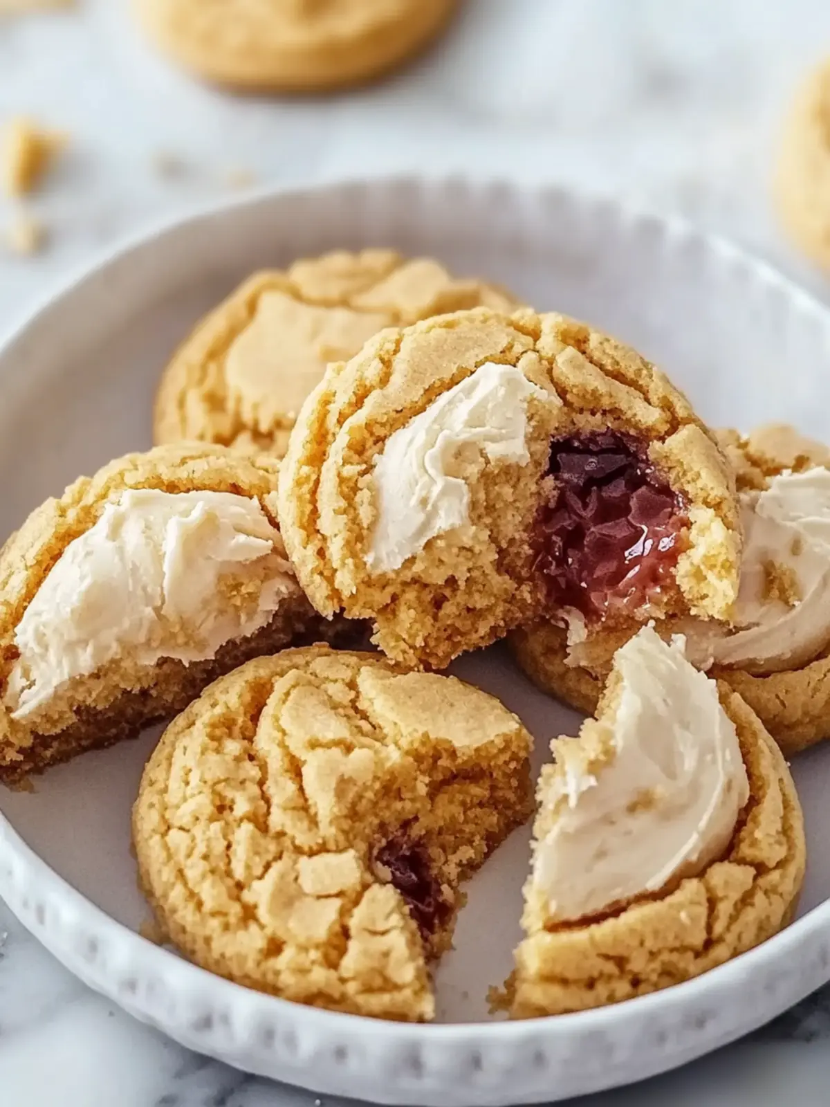 Nostalgische Erdnussbutter- und Gelee-Kekse für glückliche Momente 5 Nostalgische Erdnussbutter- und Gelee-Kekse für fröhliches Knabbern