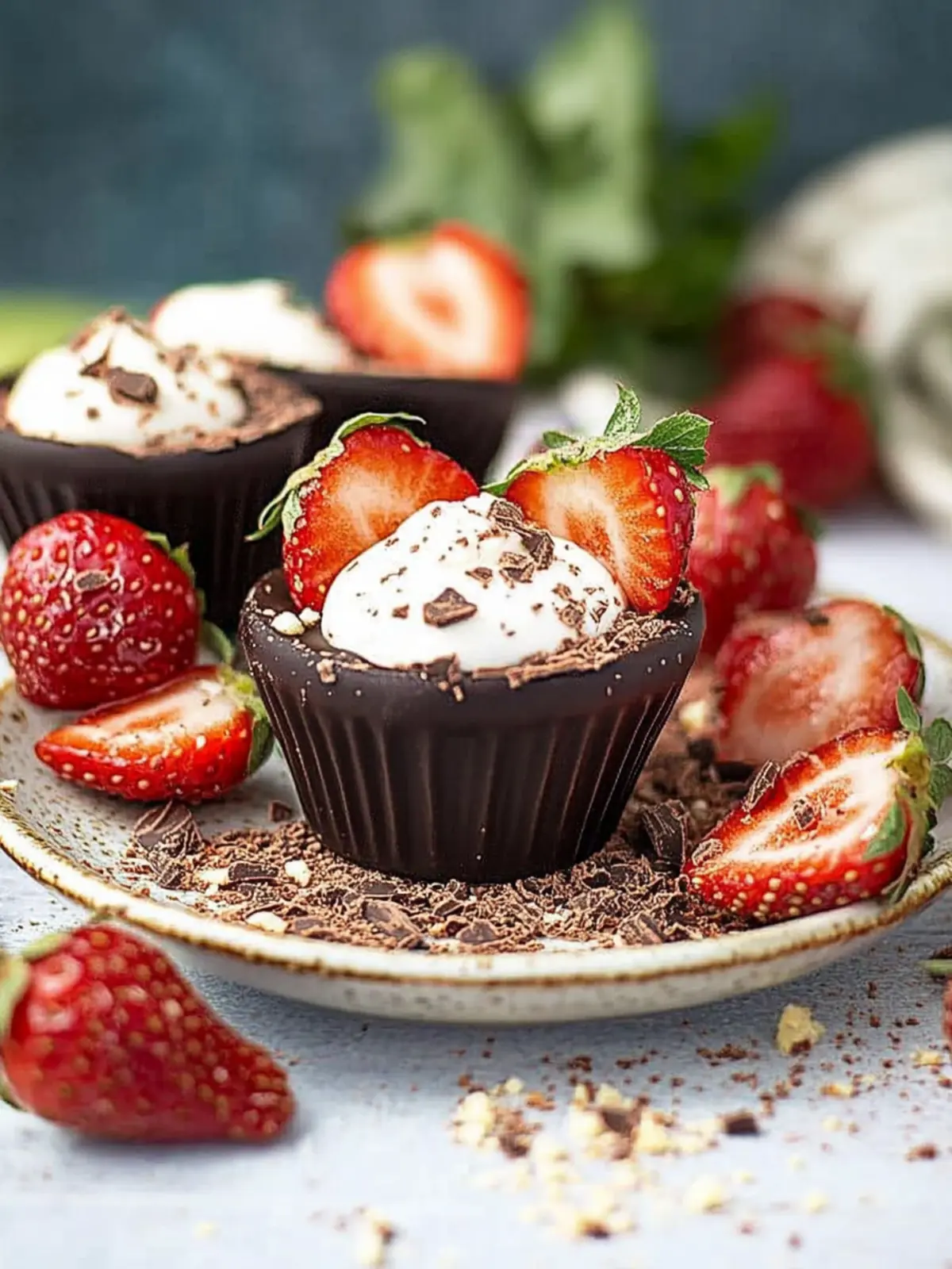 Viral Dubai Schokoladen Erdbeer Rezept: Blitzschnell & Lecker 5 Viral Erdbeer-Schokoladenbecher