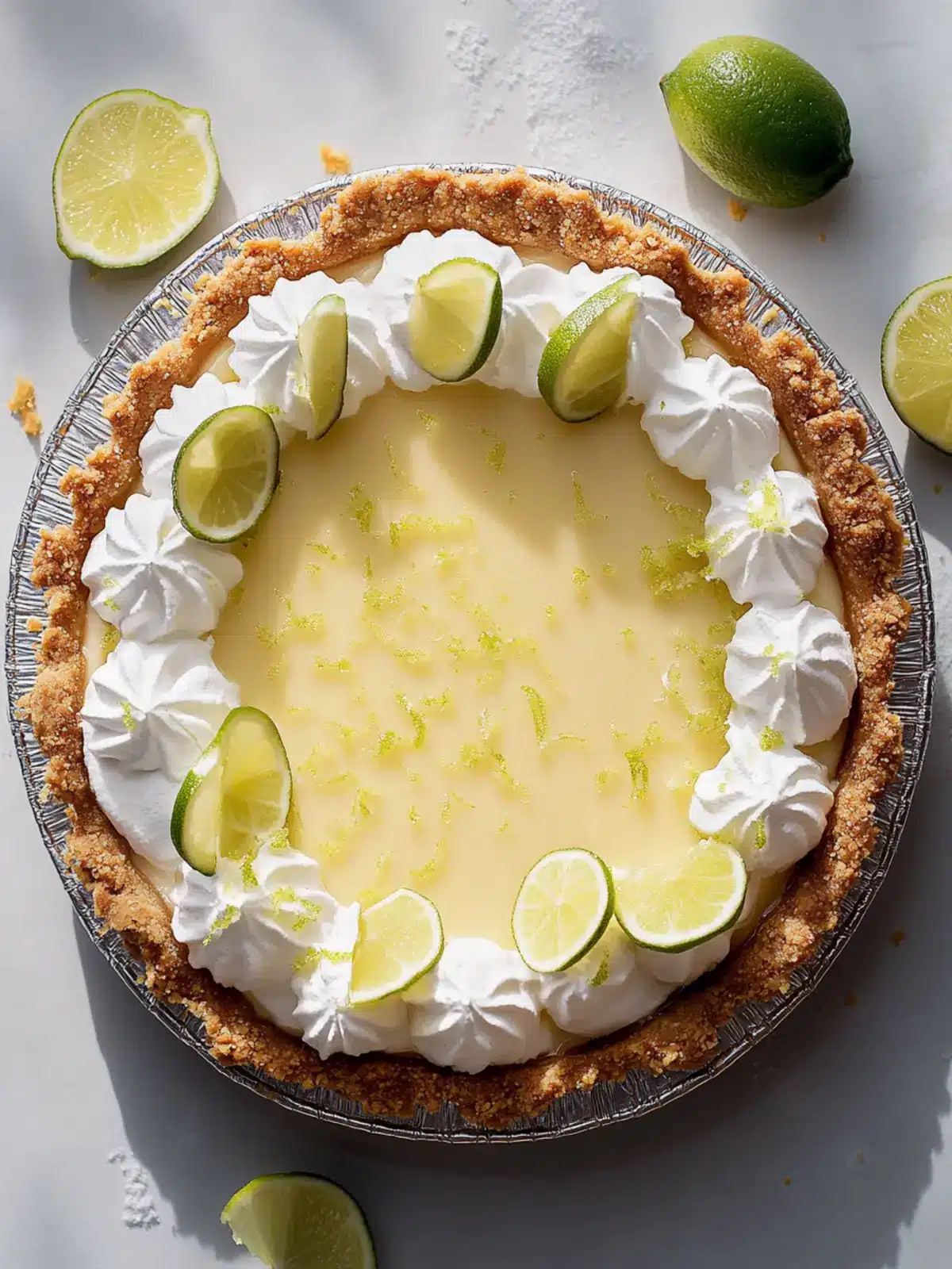 Erfrischende Key Lime Pie – Süß, sauer und einfach lecker 4 Key Lime Pie