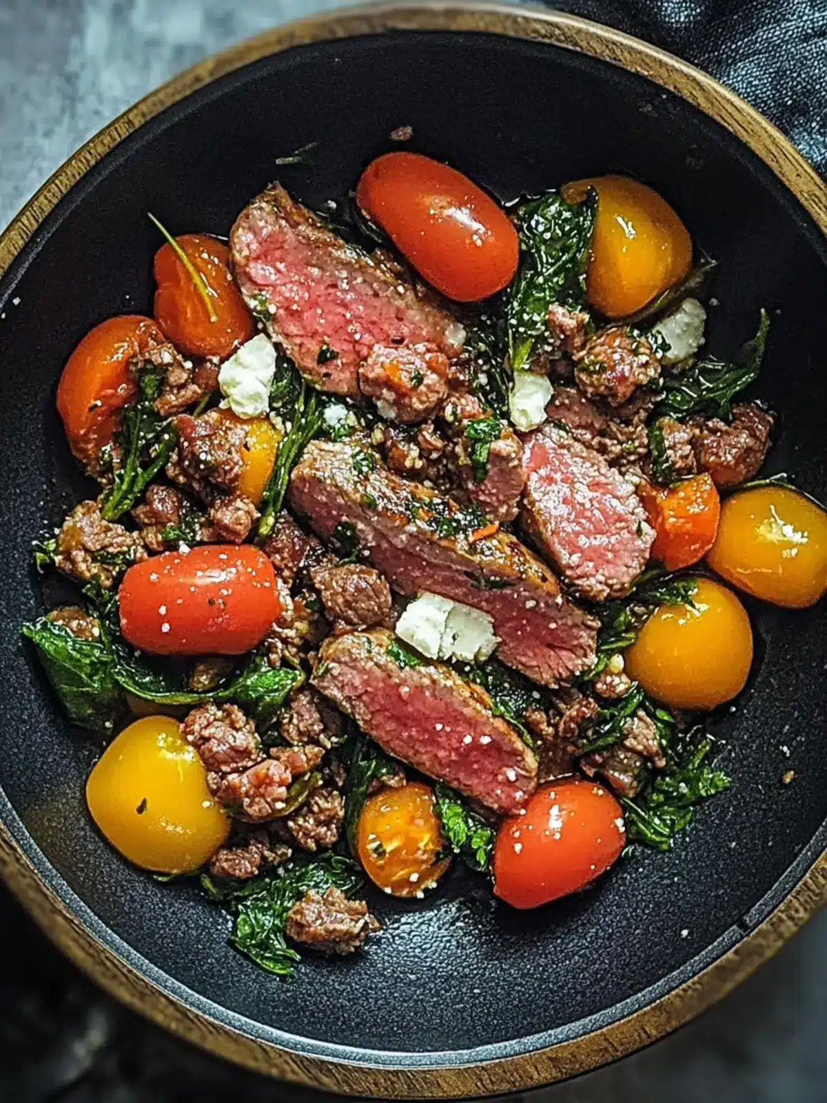 Mediterrane Rinderhackfleisch Pfanne: Schnelligkeit & Genuss 5 Mediterrane Rinderhackfleisch Pfanne