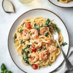 Cremige toskanische Garnelen-Linguine in nur 20 Minuten 9 Cremige toskanische Garnelen-Linguine