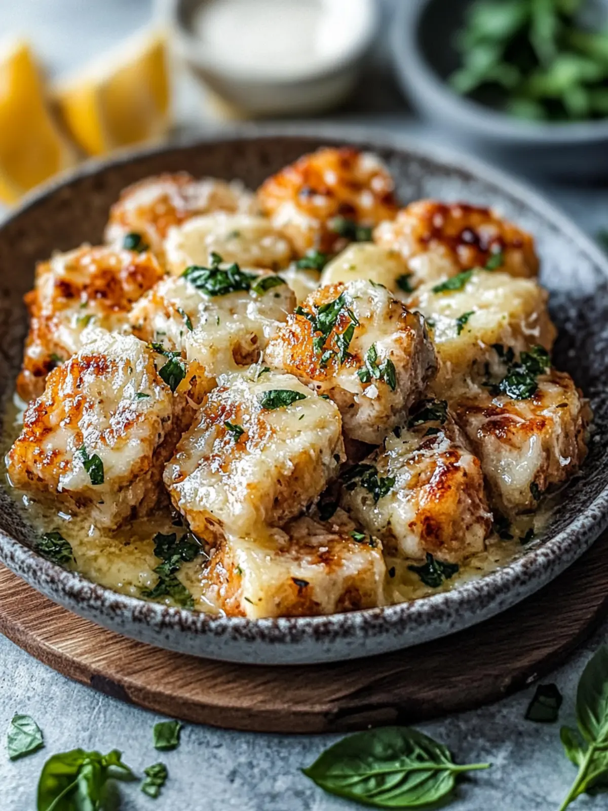 Saftiger Knoblauch Parmesan Hühnchen Fleischlaib für echte Genussmomente 3 Saftiger Knoblauch Parmesan Hühnchen Fleischlaib