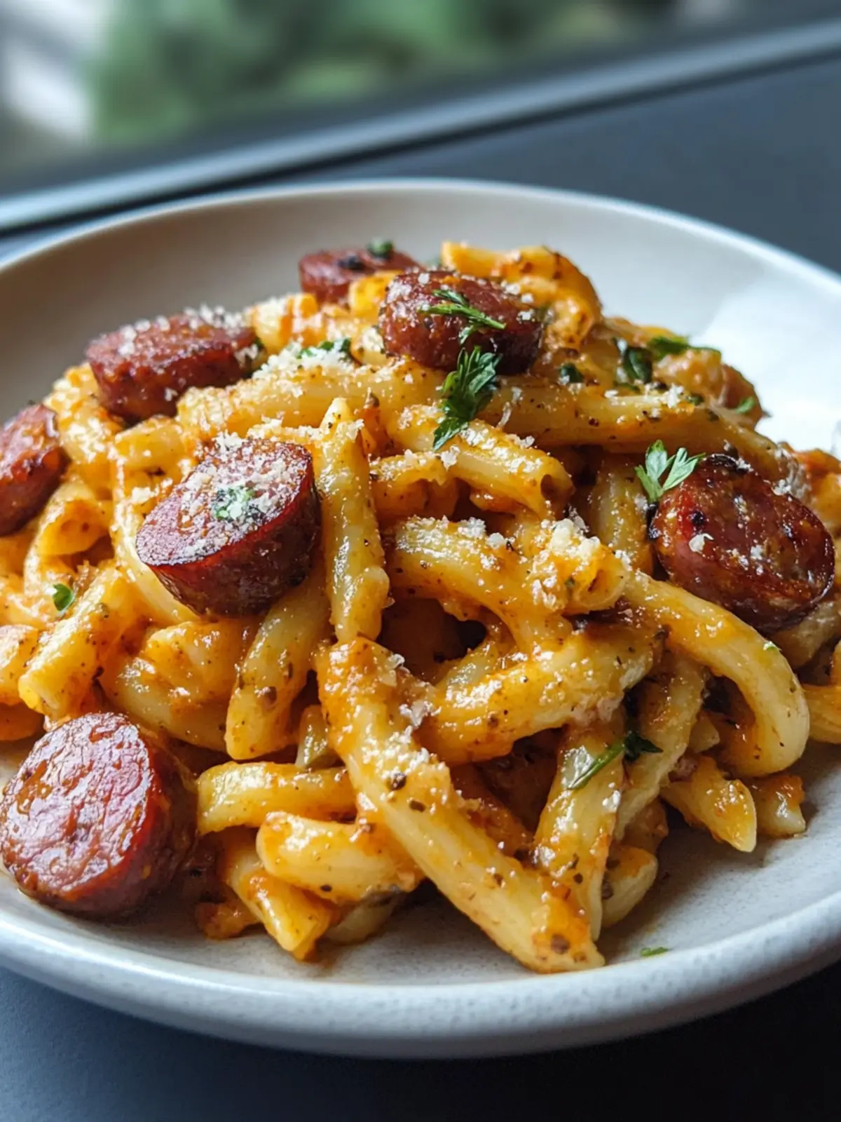 Eintopf Cremige Cajun Wurst Pasta für schnelle Genussmomente 2 Eintopf Cremige Cajun Wurst Pasta