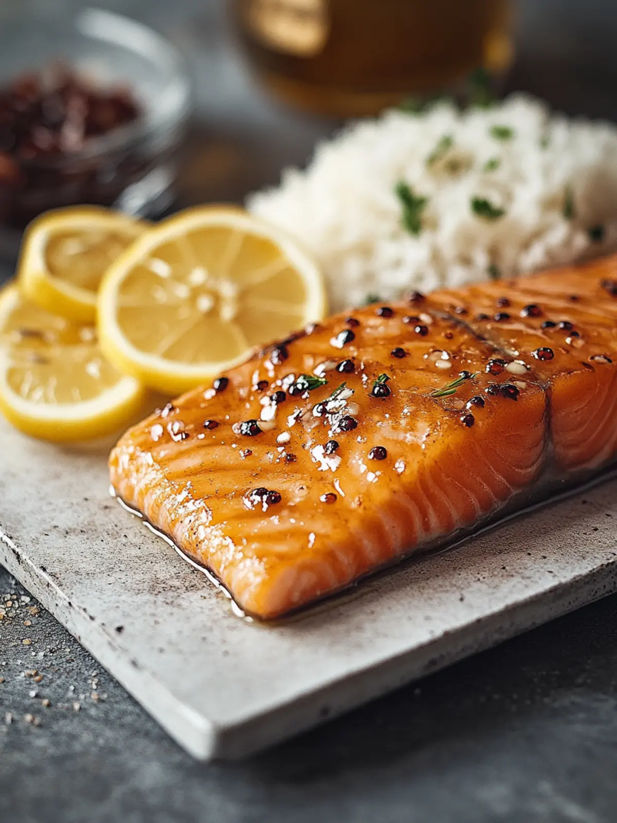 Bester heißer Honig-glasiierter Lachs – Süß und würzig genießen 2 Bester heißer Honig-glasiierter Lachs – Einfaches, süßes und würziges Abendessen