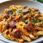 Eintopf Cremige Cajun Wurst Pasta für schnelle Genussmomente 10 Eintopf Cremige Cajun Wurst Pasta