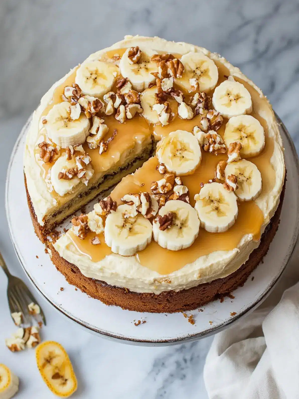 Bananenkuchen mit gesalzenem Karamell-Frosting für Naschkatzen 5 Bananenkuchen mit gesalzenem Karamell-Frosting