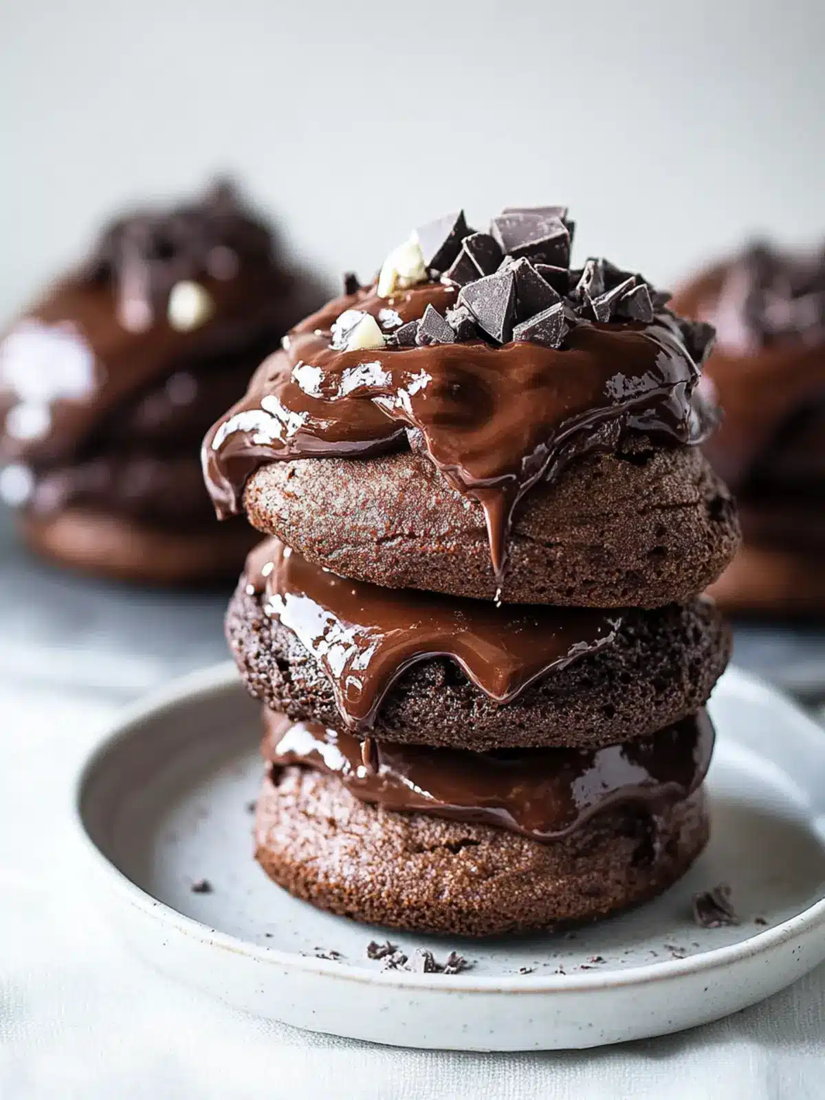 Nutella gefüllte doppelte Schokoladenkekse für Schoko-Liebhaber 4 Nutella gefüllte doppelte Schokoladenkekse