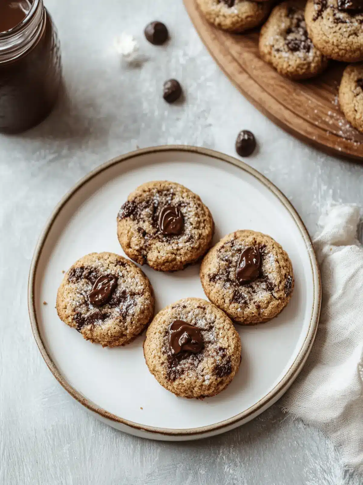 Unwiderstehliche Nutella-Kekse mit weichem Kern in Minuten 2 Unwiderstehliche Nutella-Kekse mit weichem Kern in Minuten