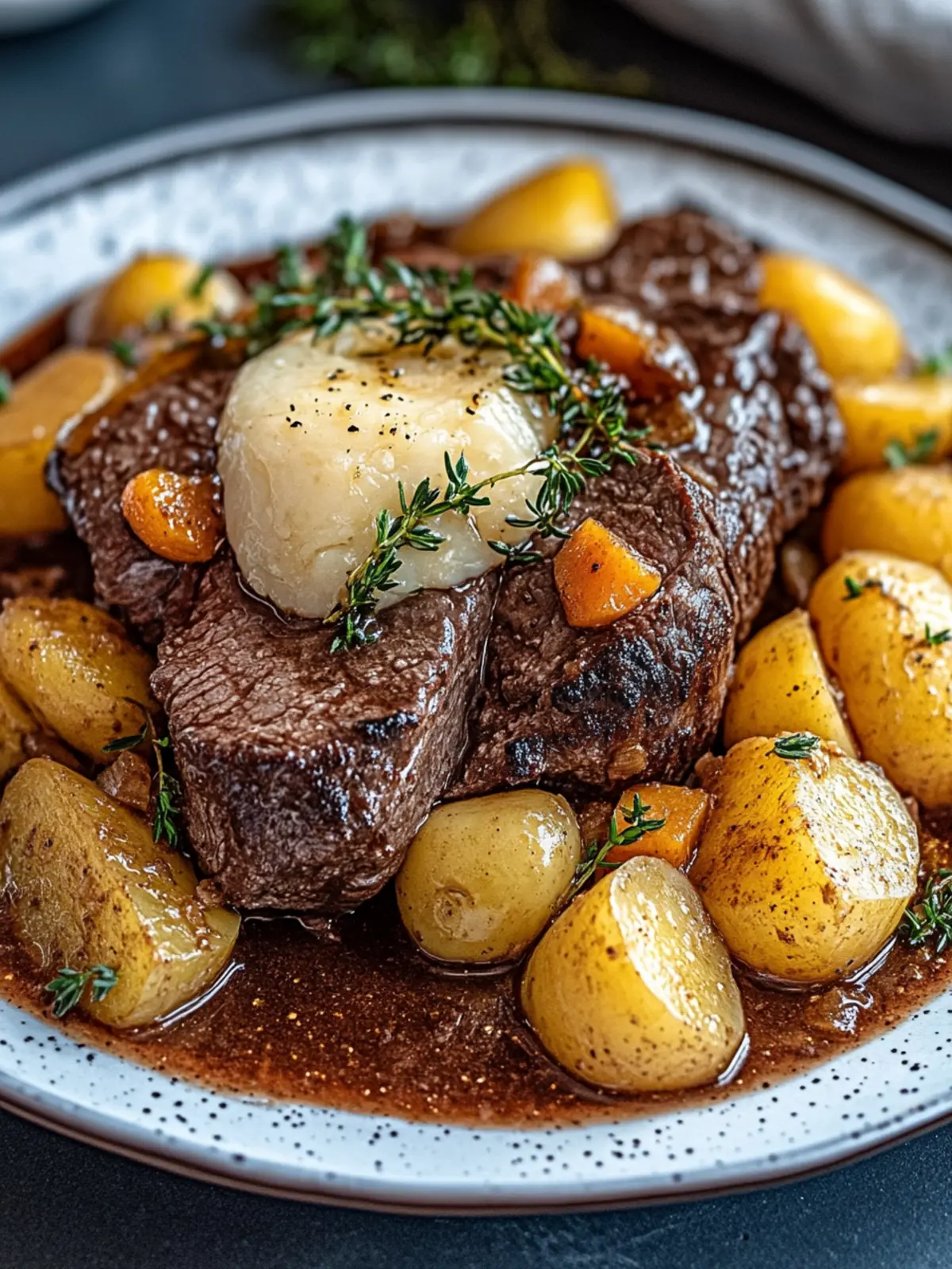 Crockpot Geladene Steak und Kartoffel Auflauf für Gemütliche Abende 3 Crockpot Geladene Steak und Kartoffel Auflauf