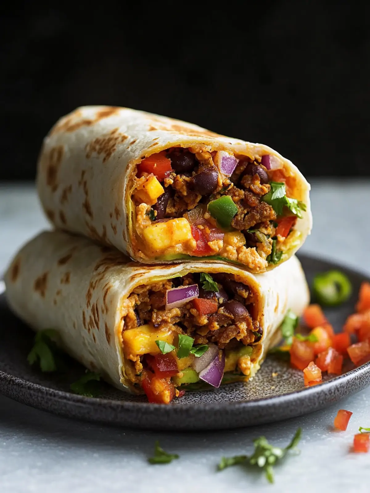 Frühstücks-Burrito: Herzhaft und voller variabler Füllungen 4 Frühstücks-Burrito