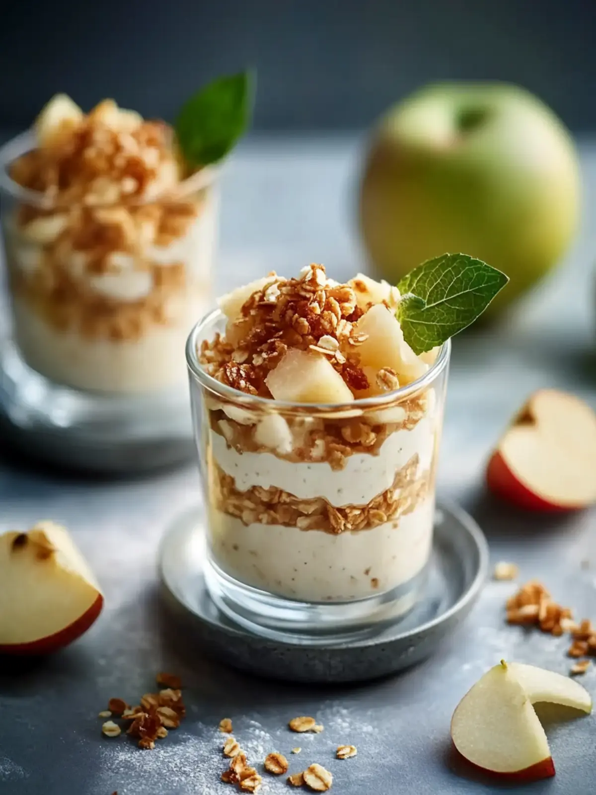 Apfel Zimt Übernacht Haferflocken Rezept (Einfach & Gesund)