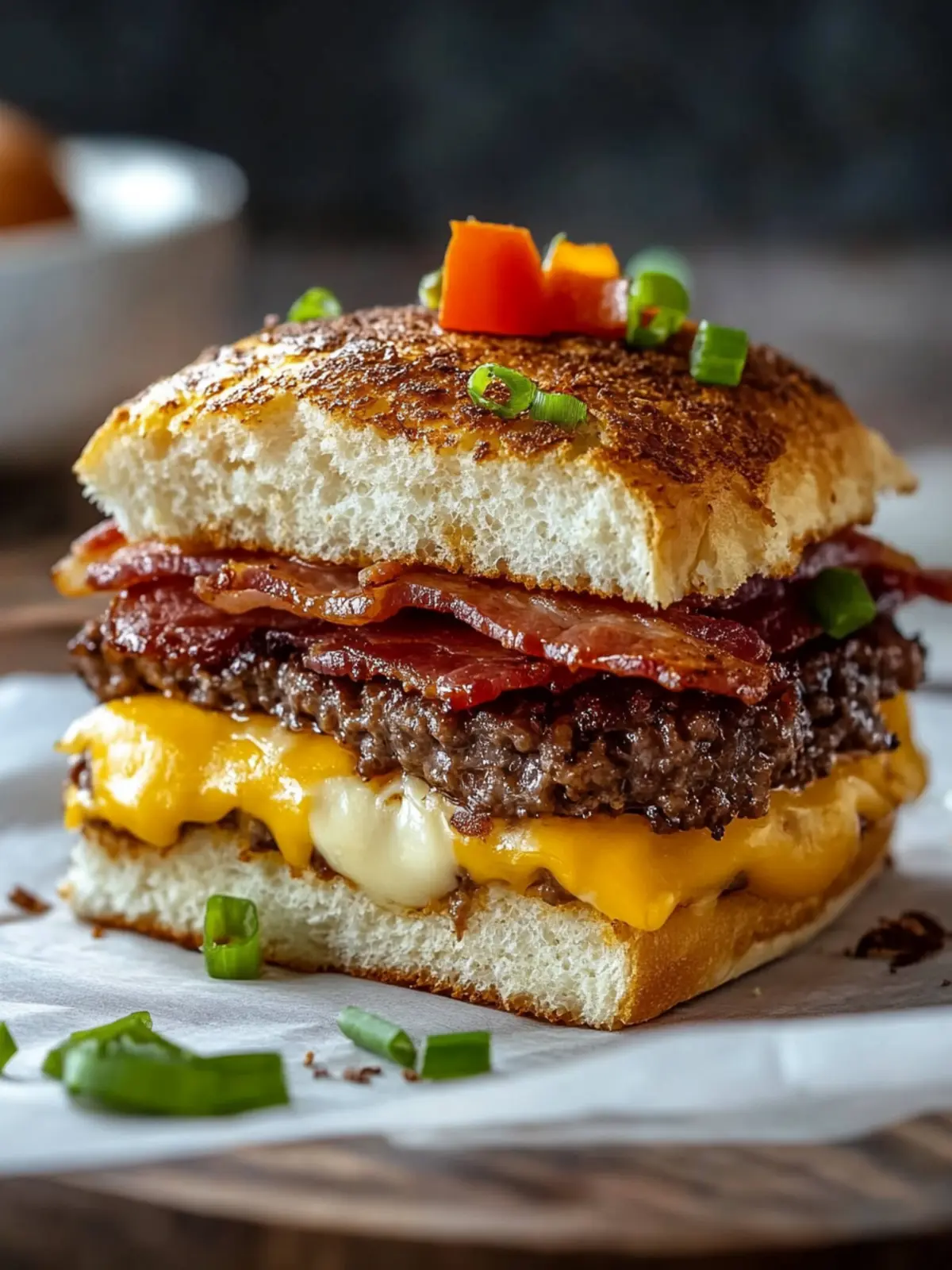 Leckerer Low-Carb-Rindfleisch-Bacon-Cheeseburger-Auflauf Genuss 4 Leckerer Low-Carb-Rindfleisch-Bacon-Cheeseburger-Auflauf Rezept