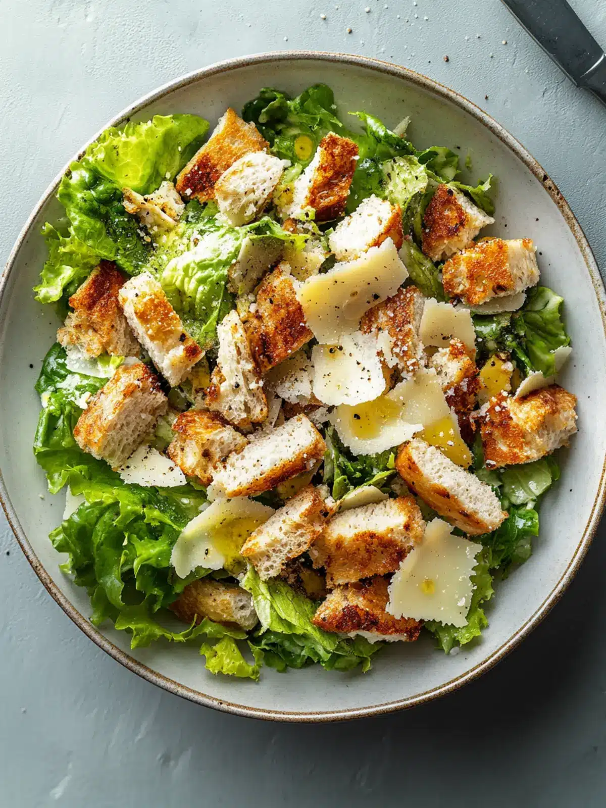 Caesar-Salat mit knusprigem Hühnchen: Leicht, lecker, unvergesslich 4 CAESAR-SALAT MIT KNUSPRIGEM HÜHNCHEN