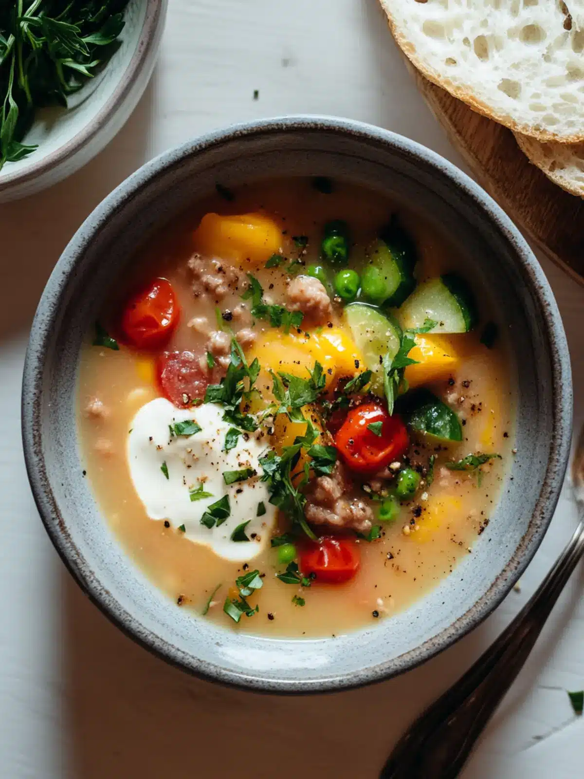 Italienische Sommersonne Suppe: Leicht & Lecker für jeden Tag 3 Italienische Sommersonne Suppe