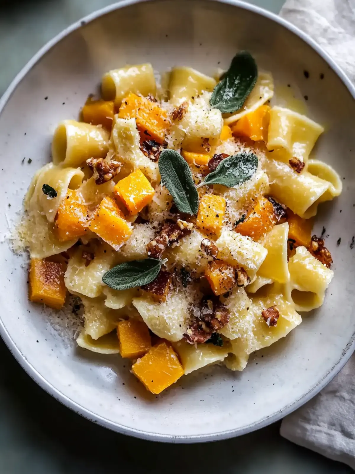 Braune Butter Salbei Butternut-Kürbis Pasta: Ein Genuss für alle Sinne 3 Braune Butter Salbei Butternut-Kürbis Pasta