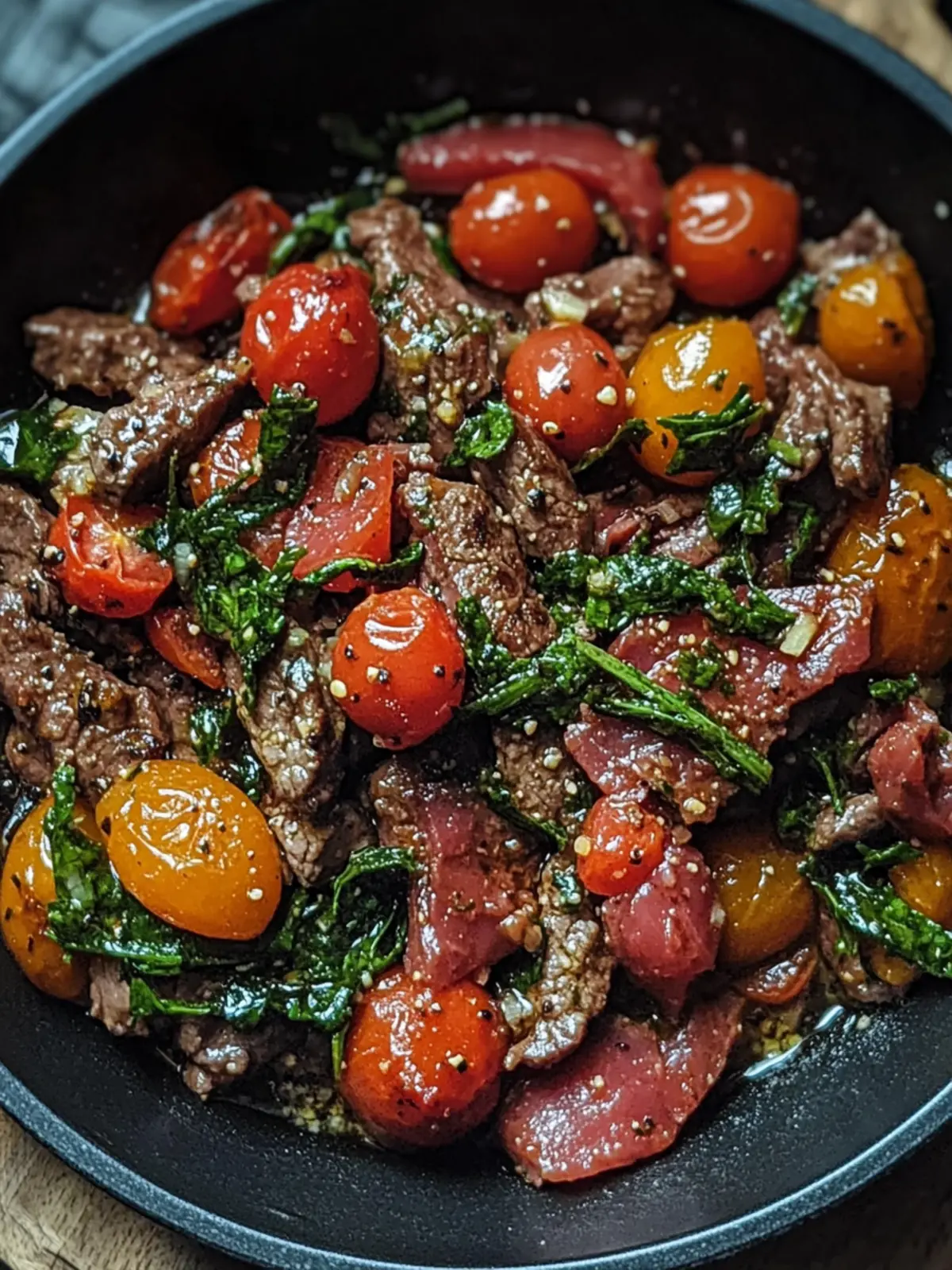 Mediterrane Rinderhackfleisch Pfanne: Schnelligkeit & Genuss 3 Mediterrane Rinderhackfleisch Pfanne