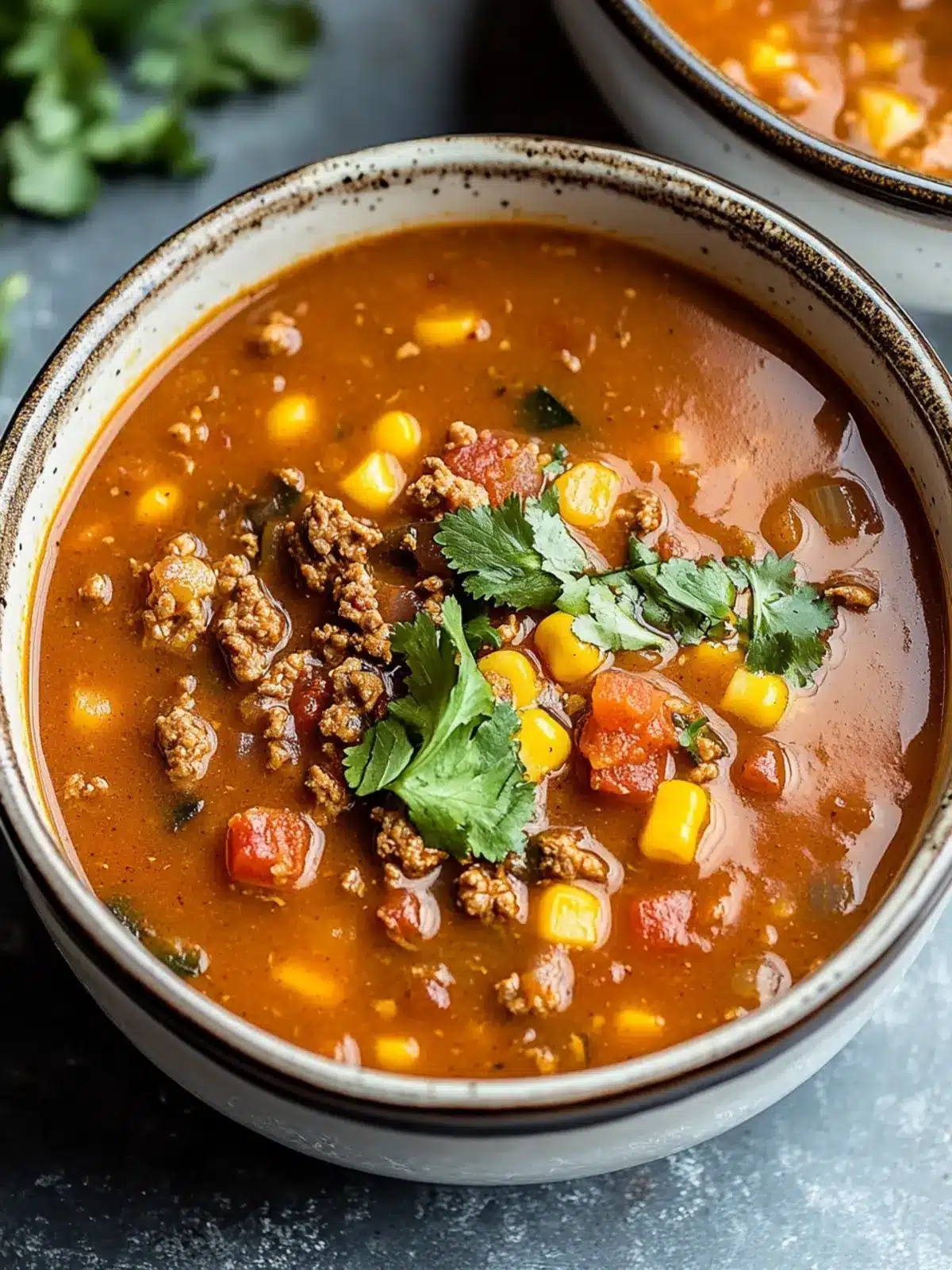 Sizzling Ground Beef Enchilada Suppe: Herzliche Freude für die Seele 4 Sizzling Ground Beef Enchilada Suppe: eine herzliche Freude