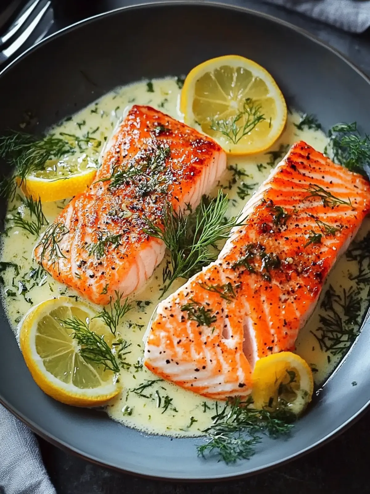 Lachs mit Zitronencremesauce – Einfaches Gourmetgericht geniessen 4 Lachs mit Zitronencremesauce