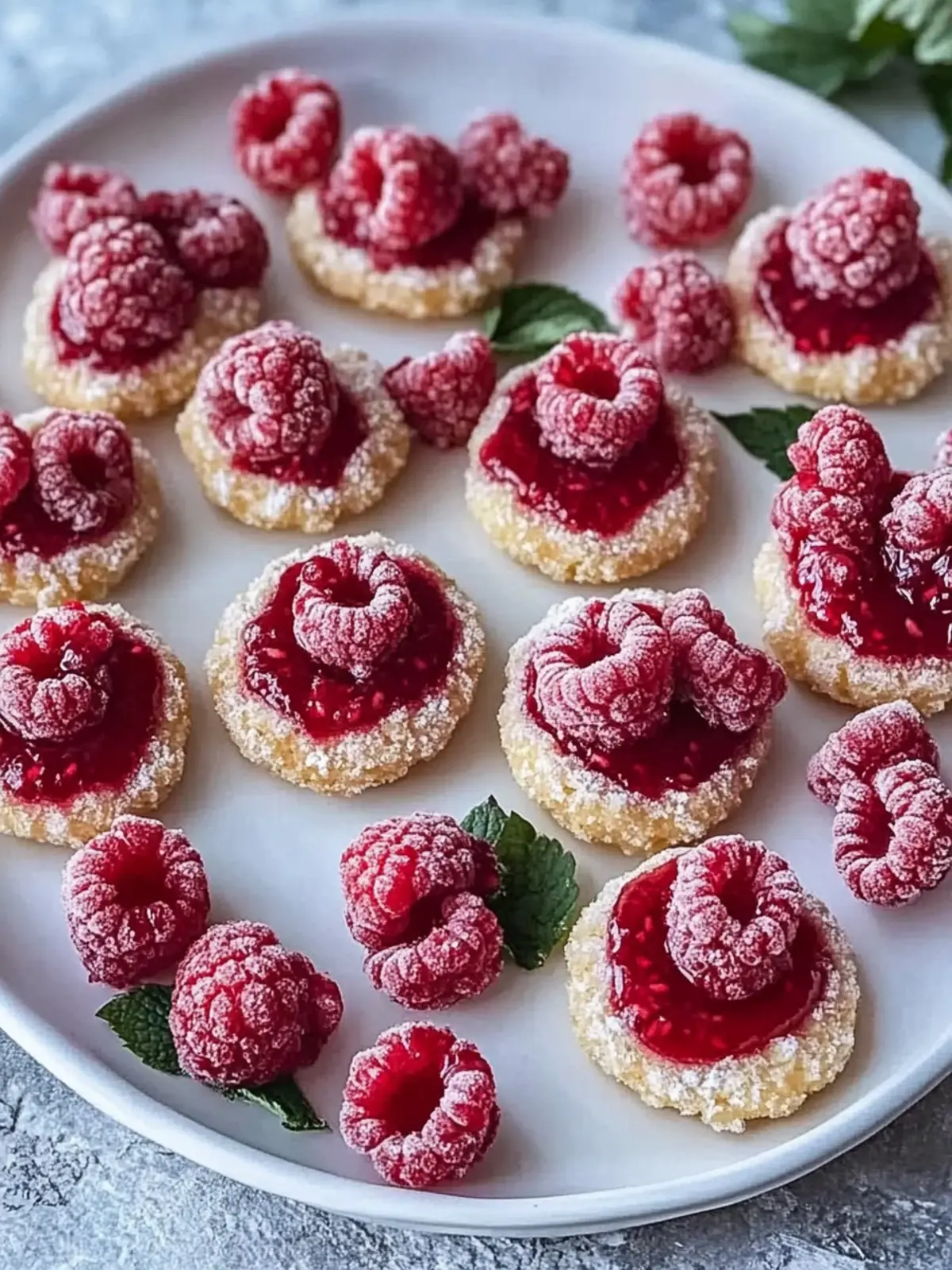 Himbeer-Fingerabdruckkekse – Süßes Geheimnis für jeden Anlass 3 Himbeer-Fingerabdruckkekse