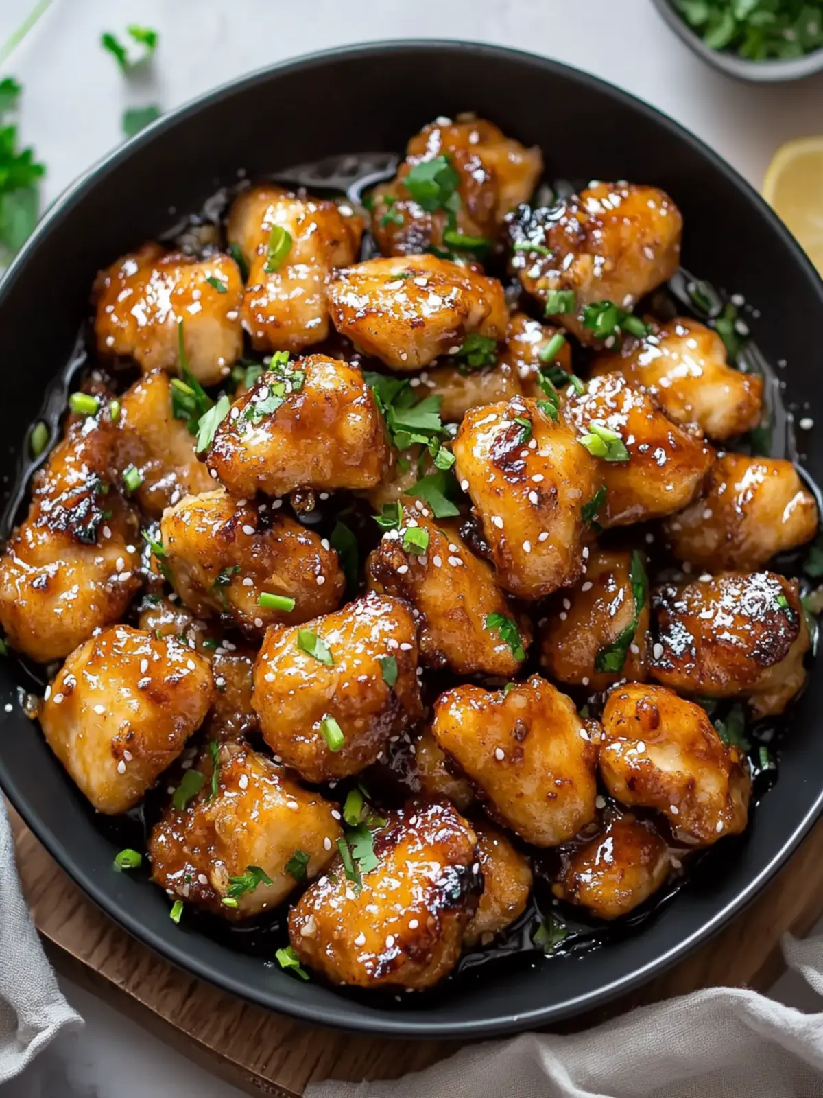 Klebriges Honig-Knoblauch-Hühnchen: Ein schnelles Wohlfühlessen 5 Klebriges Honig-Knoblauch-Hühnchen: Das ultimative süß-herzhafte Komfortabendessen