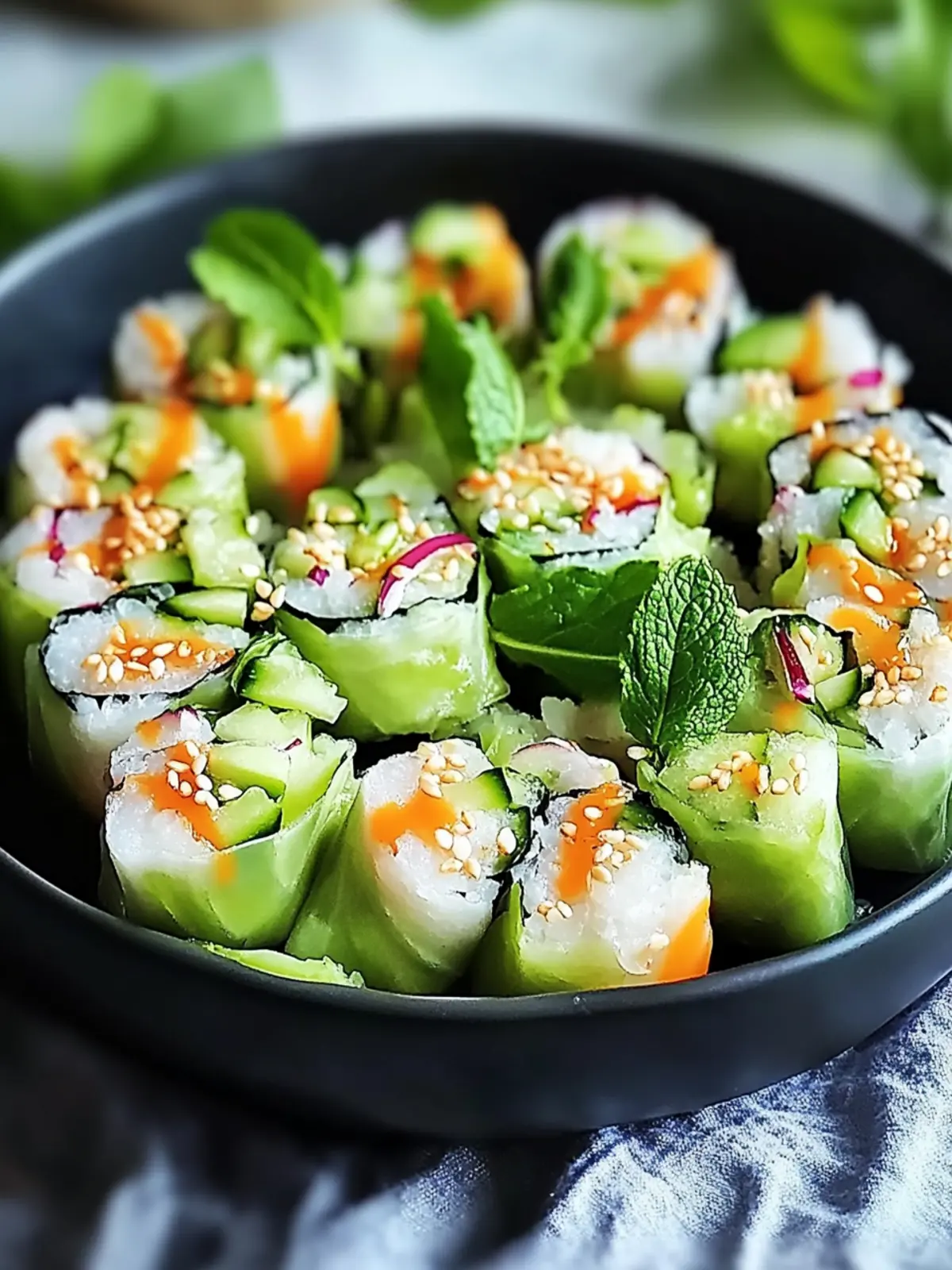 Kalifornische Rolle Gurkensalat: Frisch, Einfach und Lecker 5 Kalifornische Rolle Gurkensalat: Ein frisches, einfaches Vergnügen