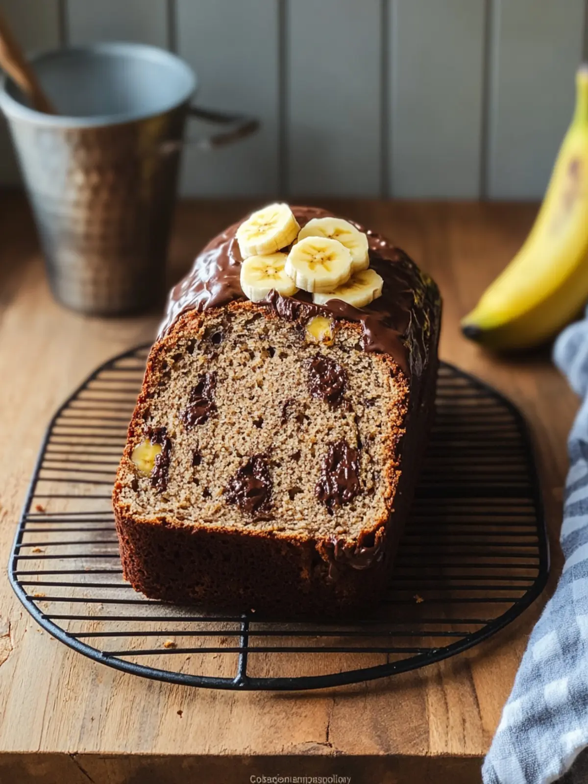 Mein Lieblings-Schokoladenstückchen-Bananenbrot für jedes Wetter 4 Mein Lieblings-Schokoladenstückchen-Bananenbrot