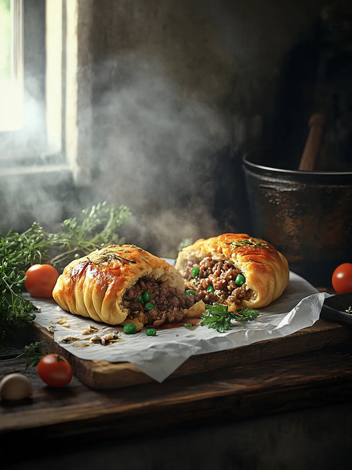 Herzhafte HP-Sauce Rinderhackfleisch-Handpasteten für Genießer 3 Herzhafte HP-Sauce Rinderhackfleisch-Handpasteten zu Delight