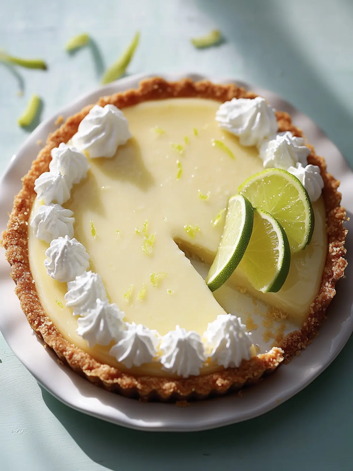 Erfrischende Key Lime Pie – Süß, sauer und einfach lecker 3 Key Lime Pie