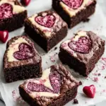 Herzförmige alkoholfreie Brownies für Valentinstag Freude genießen 44 Herzförmige alkoholfreie Brownies für Valentinstag Freude