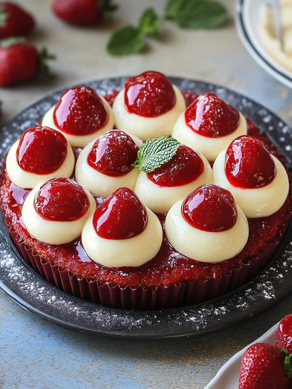 Unwiderstehliche Mini-Rotkäppchen-Käsekuchen für jeden Anlass 4 Unwiderstehliche Mini-Rotkäppchen-Käsekuchen