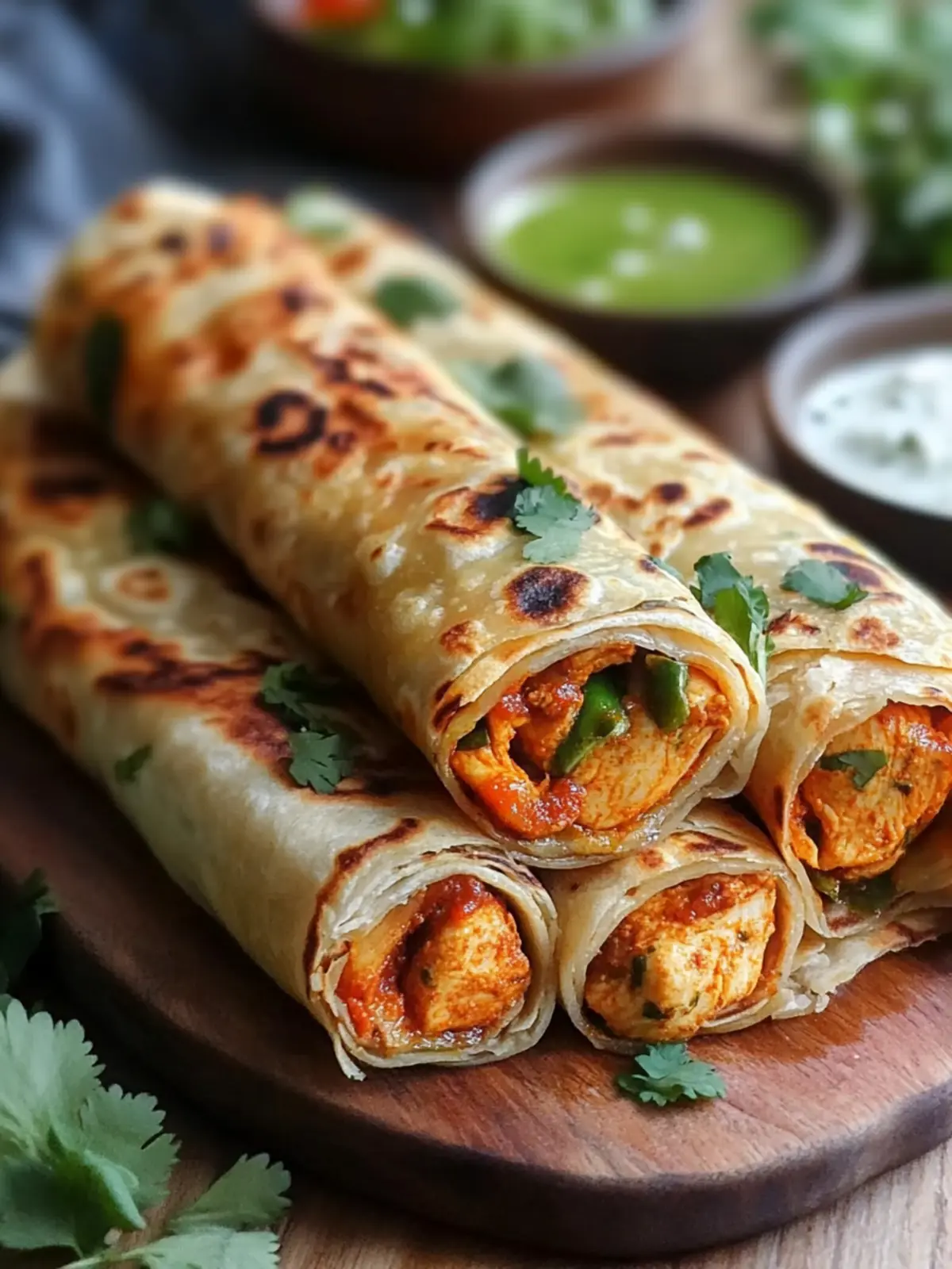 Unwiderstehliche Hühnchen Tikka Paratha Rollen für Geschmacksliebhaber 3 Unwiderstehliche Hühnchen Tikka Paratha Rollen für Geschmacksliebhaber