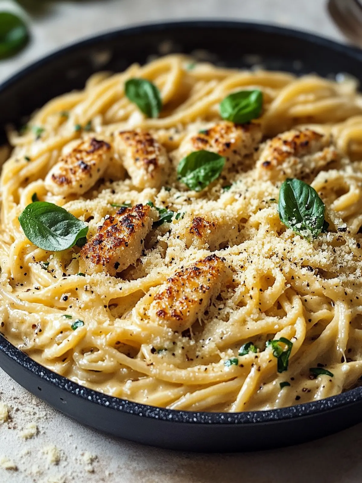 Cremige Hähnchen Knoblauch Parmesan Pasta – Dein schnelles Abendessen 4 Beste cremige Hähnchen Knoblauch Parmesan Pasta – Einfache & schmackhafte Abendessen