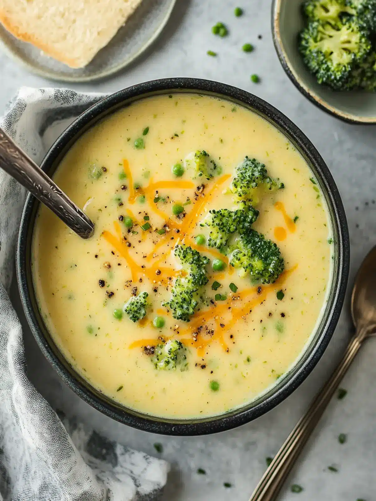 Hohe Protein Brokkoli Cheddar Suppe – Cremiger Genuss für dich 2 Hoher Protein Brokkoli Cheddar Suppe
