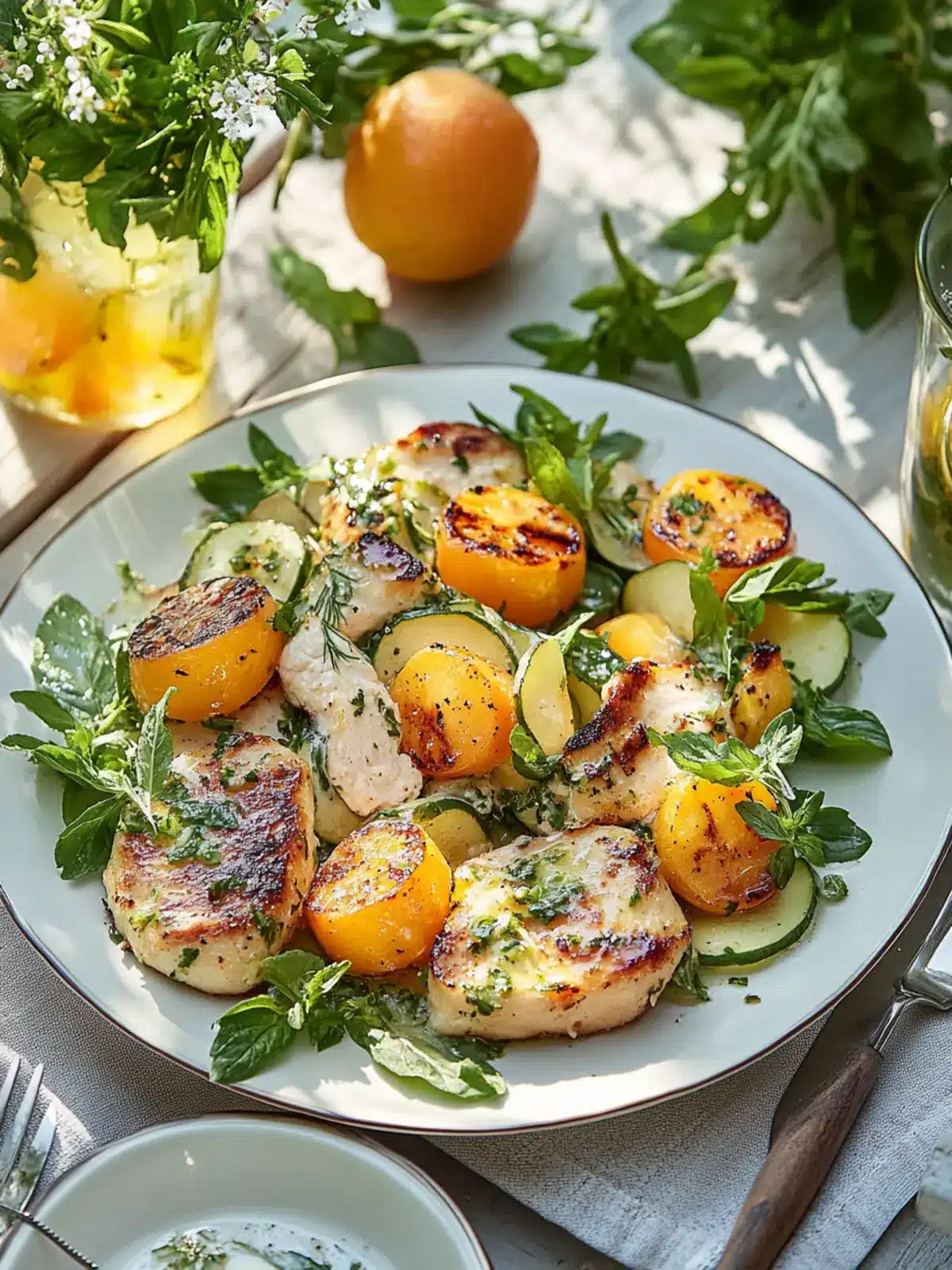 Sizzelnde Sommerfreude: Hähnchenbrust mit Pfirsichen genießen 3 Sizzelnde Sommerfreude: Hähnchenbrust mit Pfirsichen