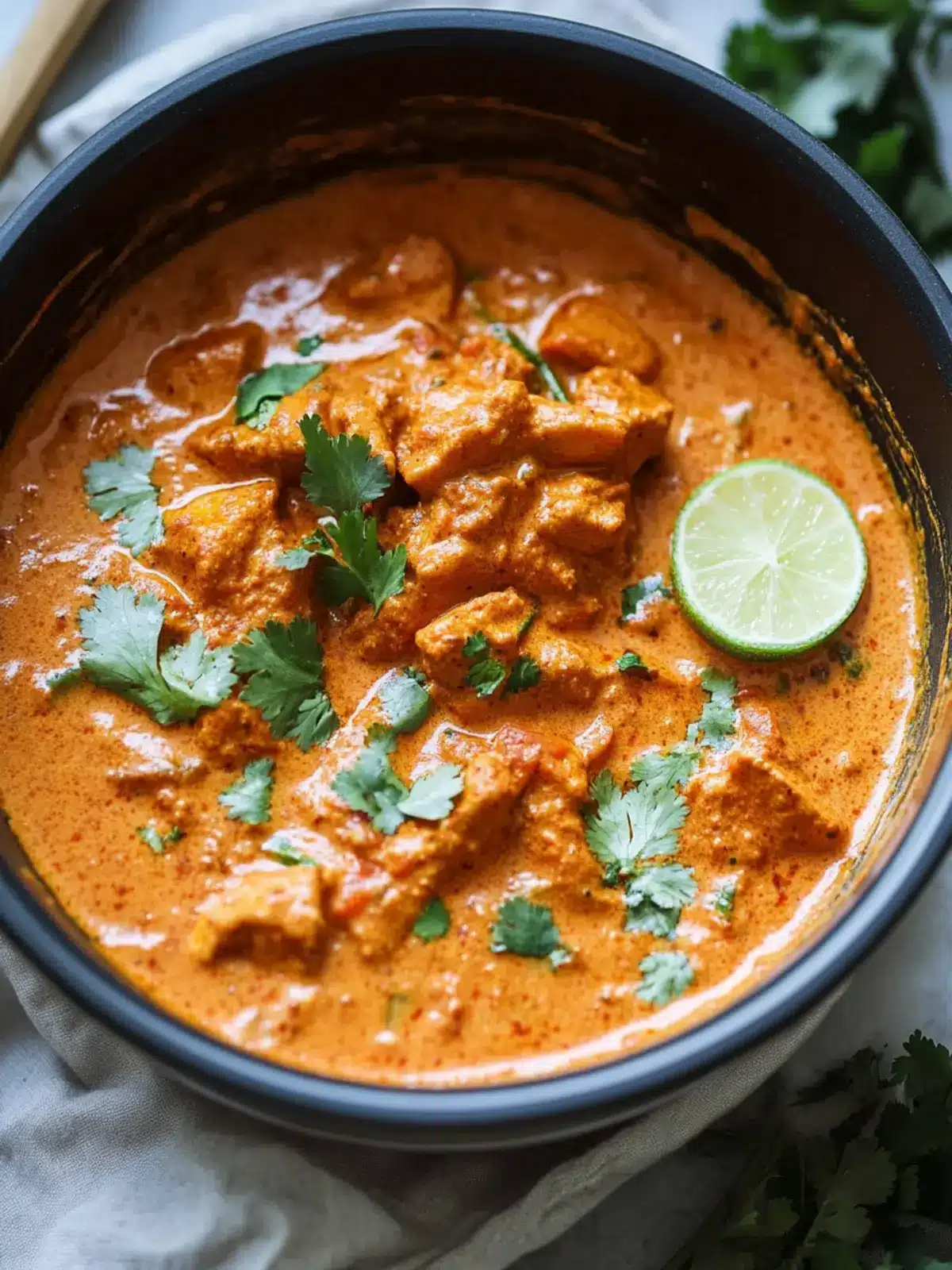 Schnelles Slow Cooker Hähnchen Tikka Masala für Gemütliche Abende 4 Slow Cooker Hähnchen Tikka Masala