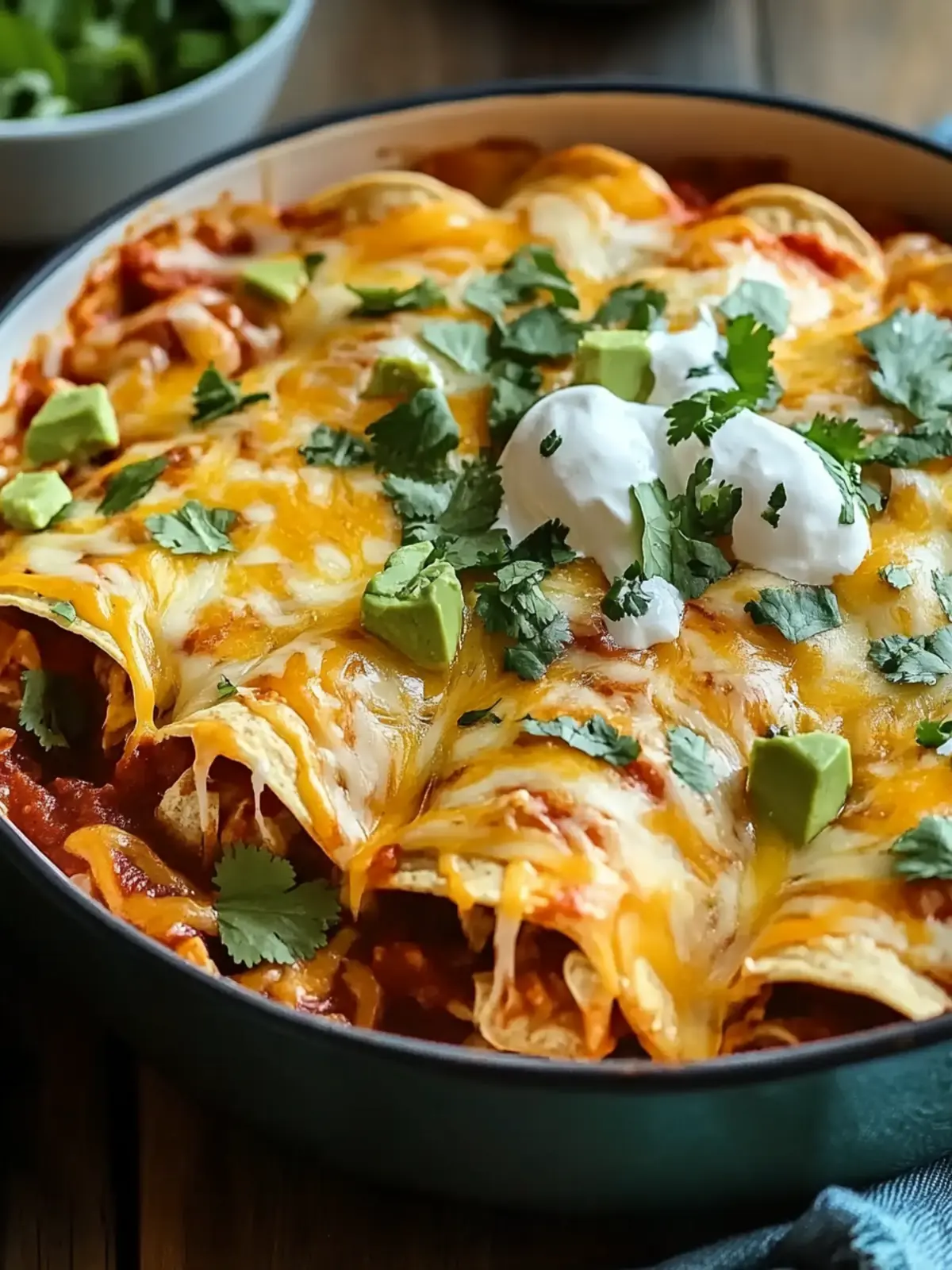 Herzhaftes Crockpot Hühnchen Enchilada Auflauf für ganze Familie 5 Herzhaftes Crockpot Hühnchen Enchilada Auflauf