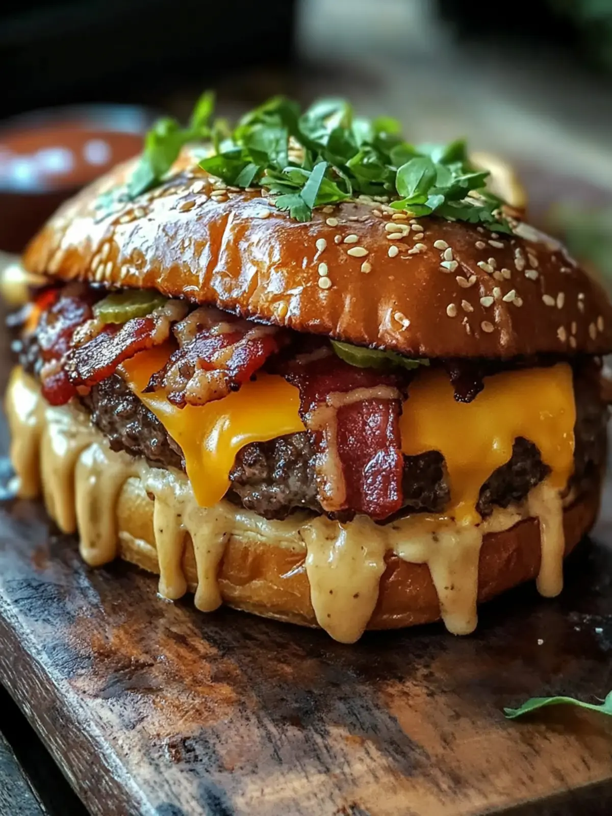 Bacon Cheeseburger Fleischlaibchen – Der ultimative Genuss! 2 Bacon Cheeseburger Fleischlaibchen